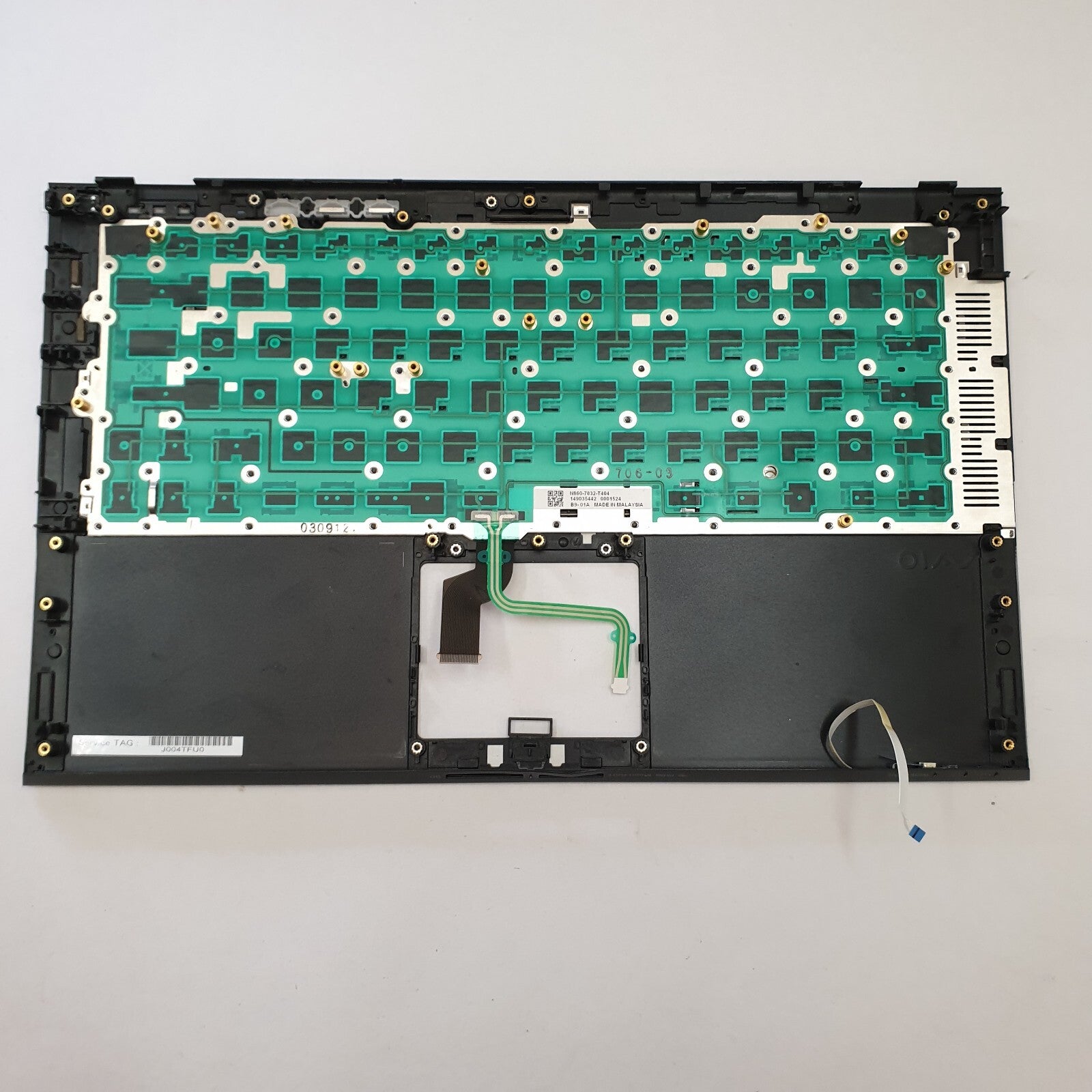Sony Vaio SVZ131A2LM Handauflage Tastatur Französisch AZERTY Palmrest Keyboard – Bild 2
