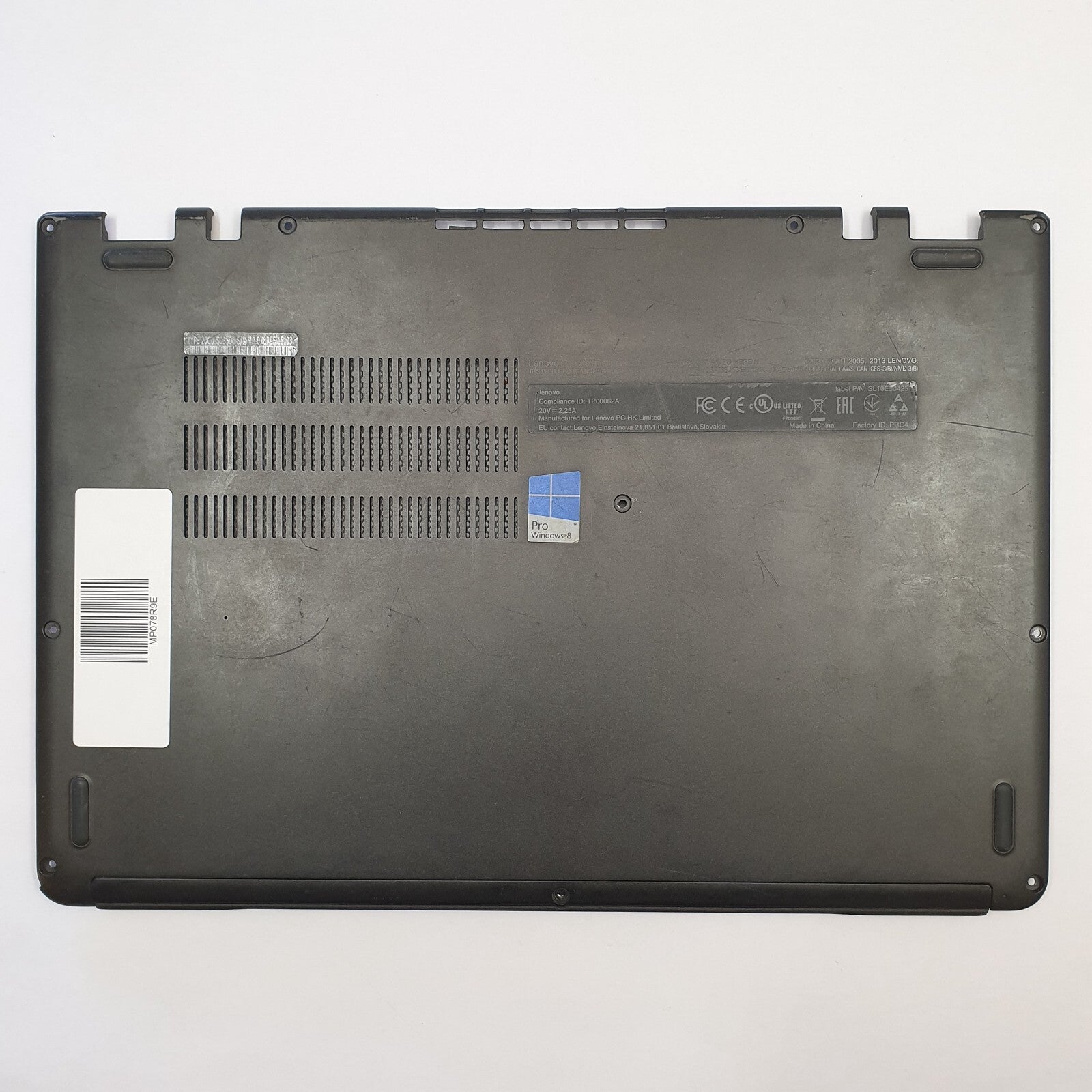 Lenovo ThinkPad Yoga S1 Gehäuse Unterschale Unterteil Bottom Base Ersatzteil