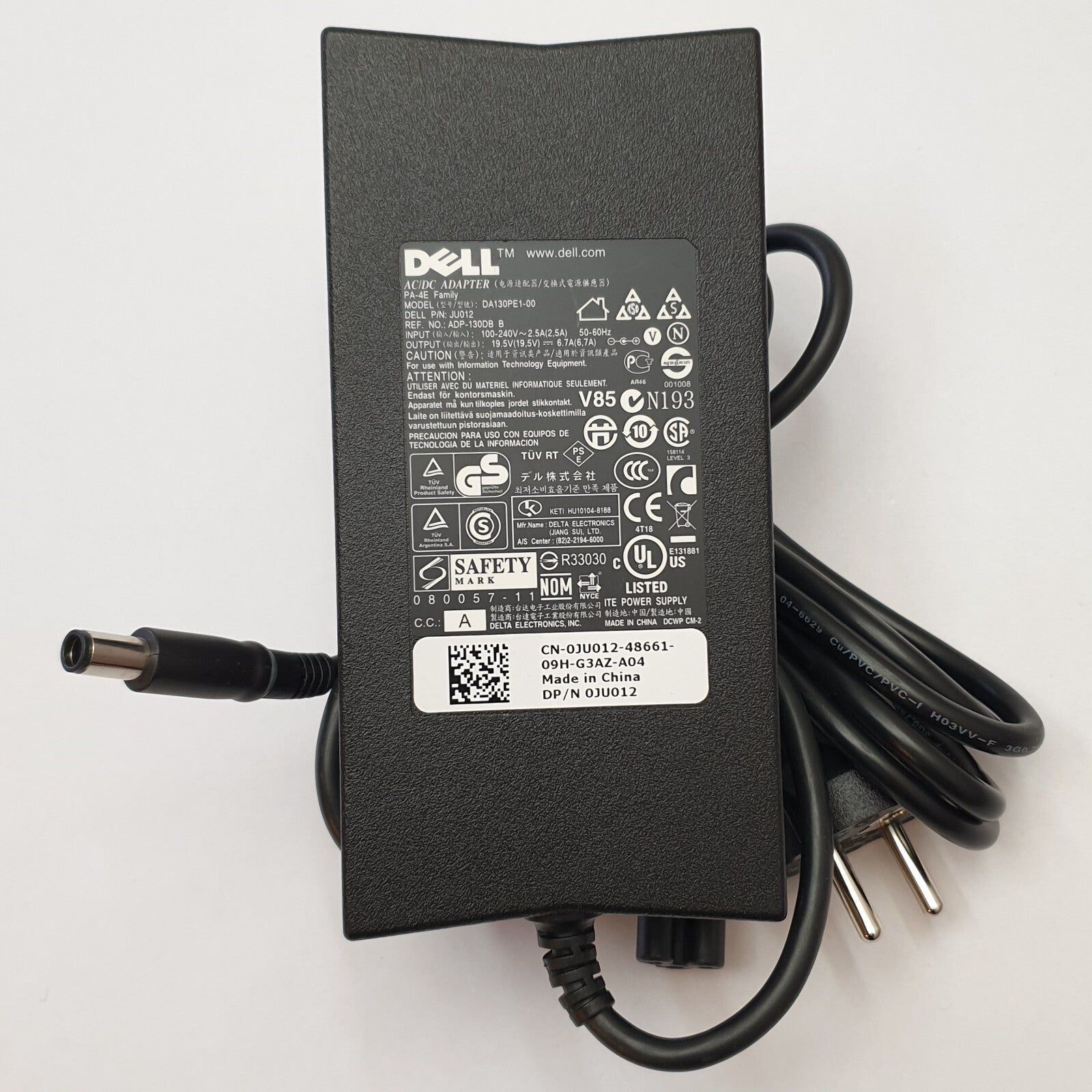 Original Dell 130W Netzteil 7,4×5 mm Latitude E5420 E5530 Precision 3510 5510 – Bild 3