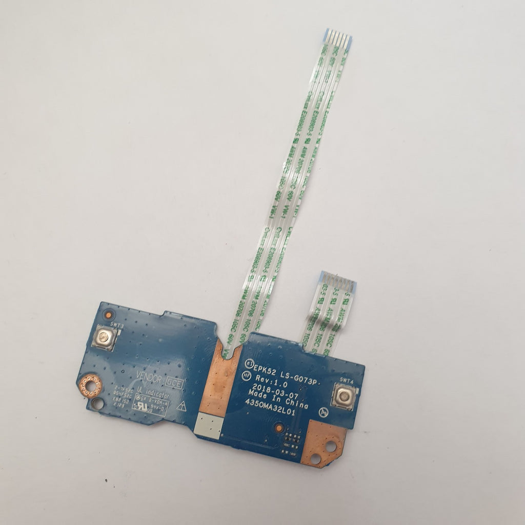 HP 250 G7 Powerbutton Board Einschaltknopf Platine mit Kabel