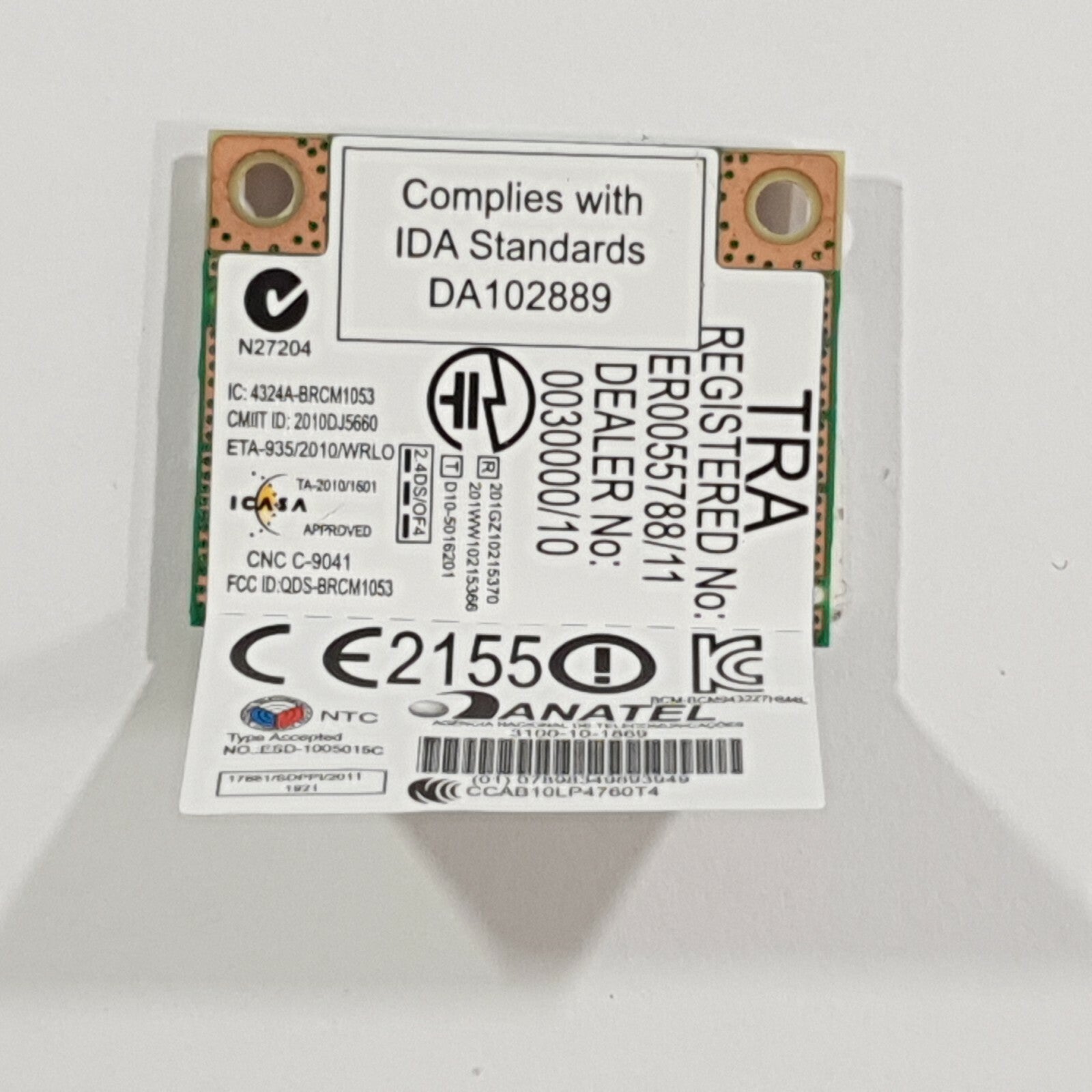 Acer TravelMate 8573 series WLAN Karte Wireless LAN Modul WiFi Card – Bild 2