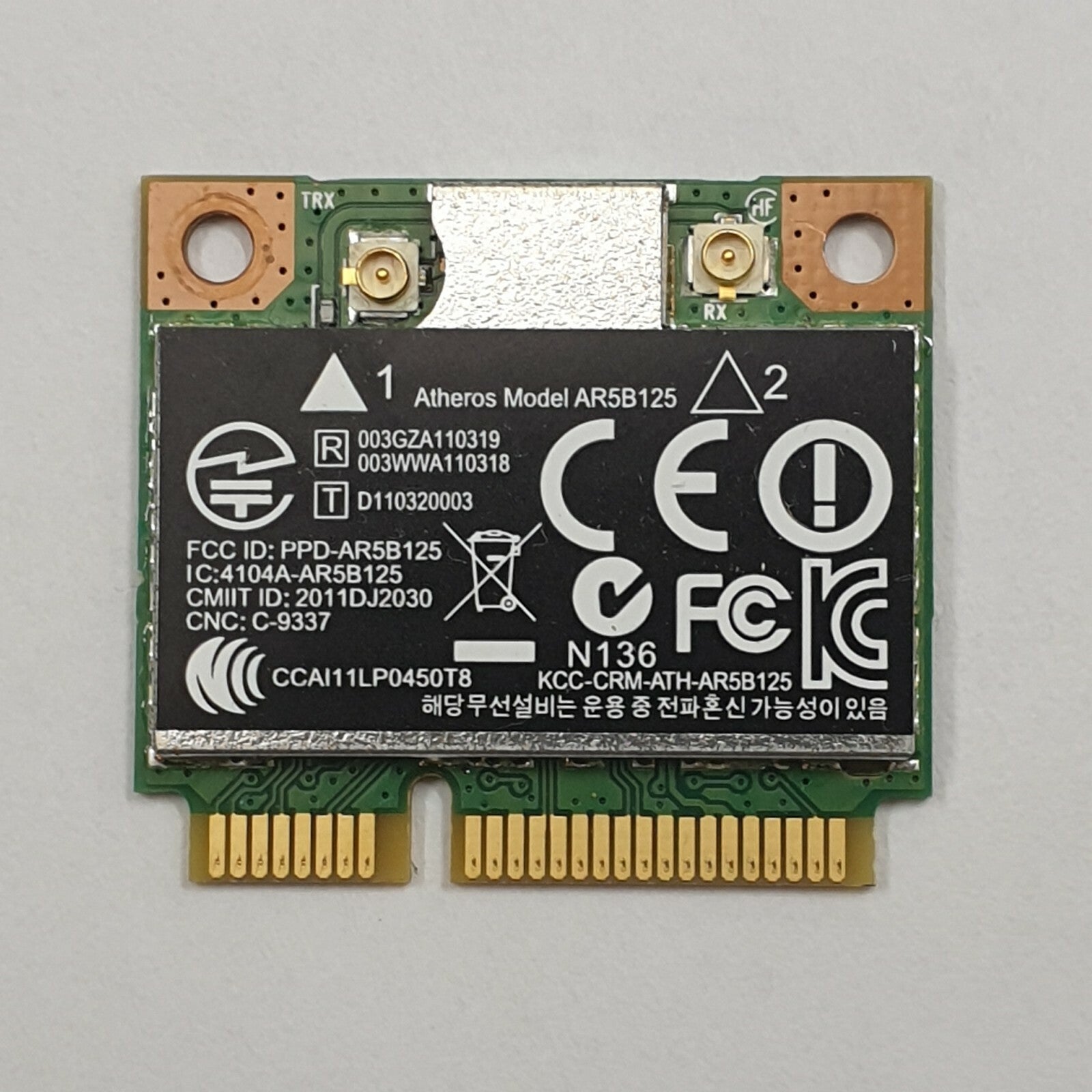 HP Pavilion g6 2000 Series WLAN Karte Wireless WiFi Modul Atheros AR5B125