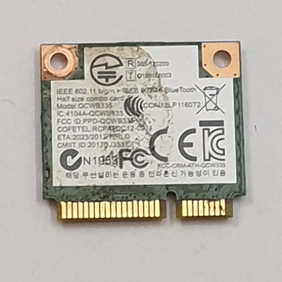 Asus R511L WLAN Karte Wifi Card Qualcomm Atheros QCWB335 Wireless Modul