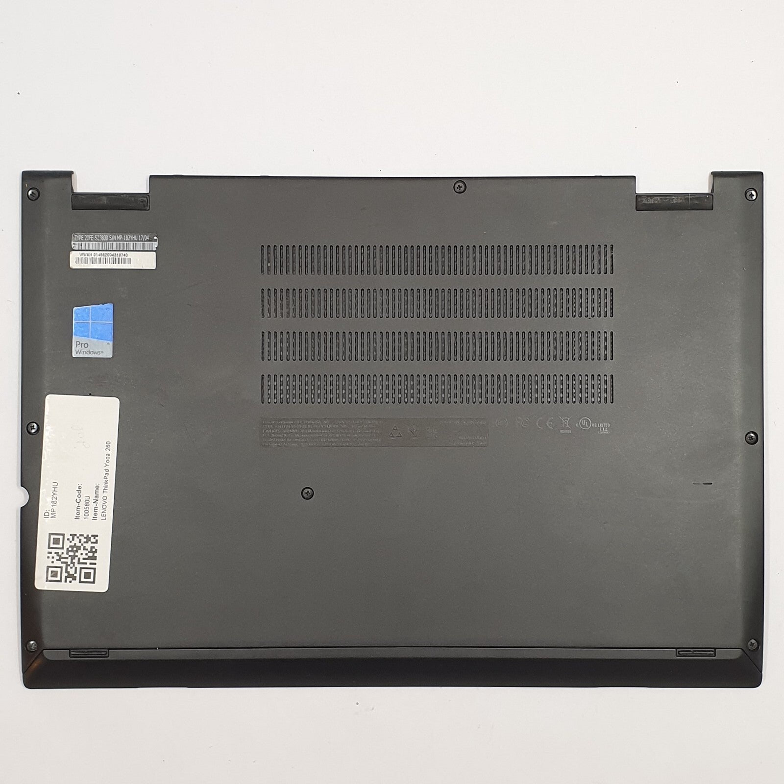 Lenovo ThinkPad Yoga 260 Gehäuse Unterschale Unterteil Bottom Base Ersatzteil
