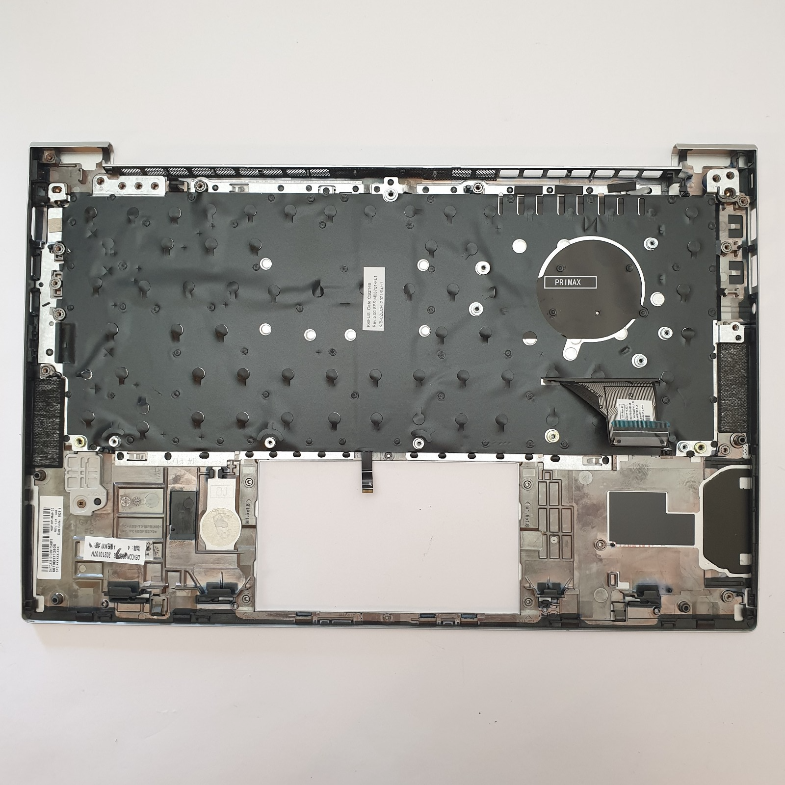 HP EliteBook 835 G7 Palmrest Keyboard QWERTY Czech Slovak Handauflage Tastatur – Bild 2