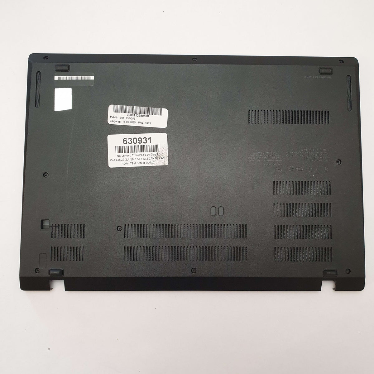 Lenovo ThinkPad L14 Gen 2 Gehäuse Unterschale Unterteil Bottom Base Ersatzteil