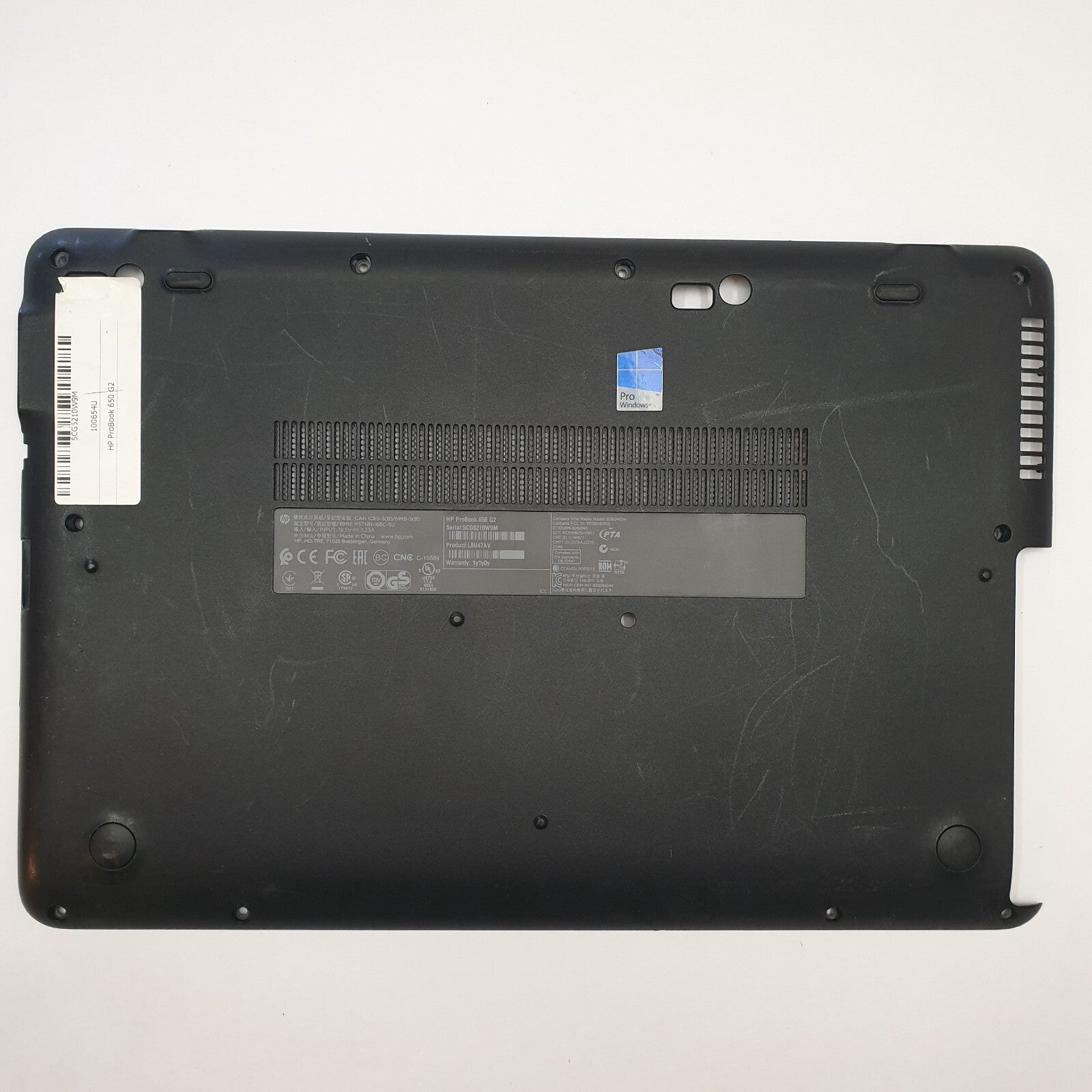 HP ProBook 650 G2 Gehäuse Unterschale Unterteil Bottom Base Cover Case