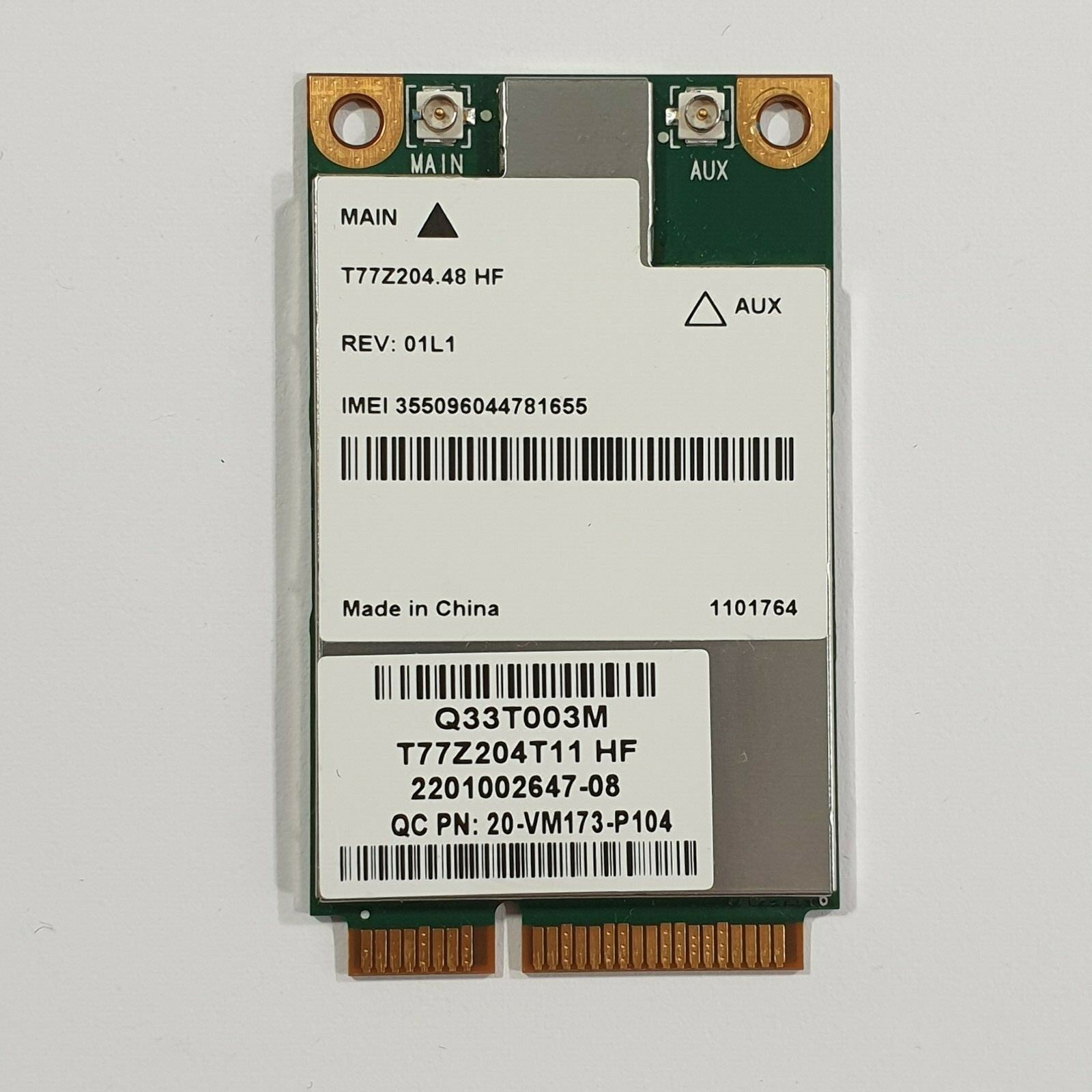 Fujitsu Lifebook P702 WWAN Karte 3G Sierra Wireless MC8305 Modul