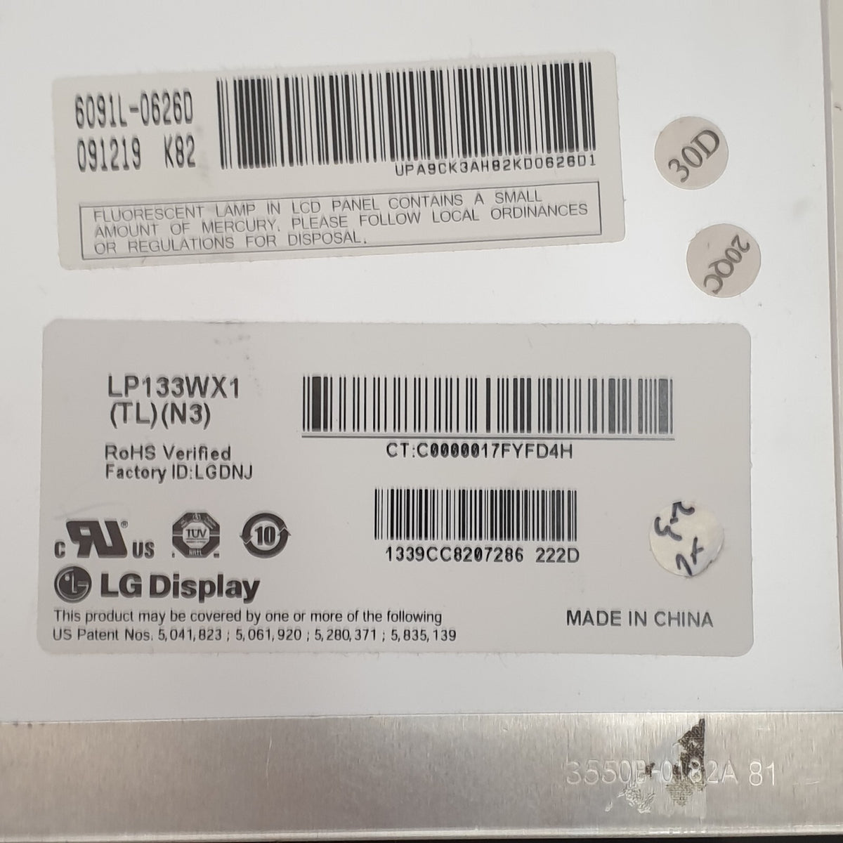 Toshiba Satellite U500 HD Display 13,3" LP133WX1(TL)(N3) Panel LCD Bildschirm