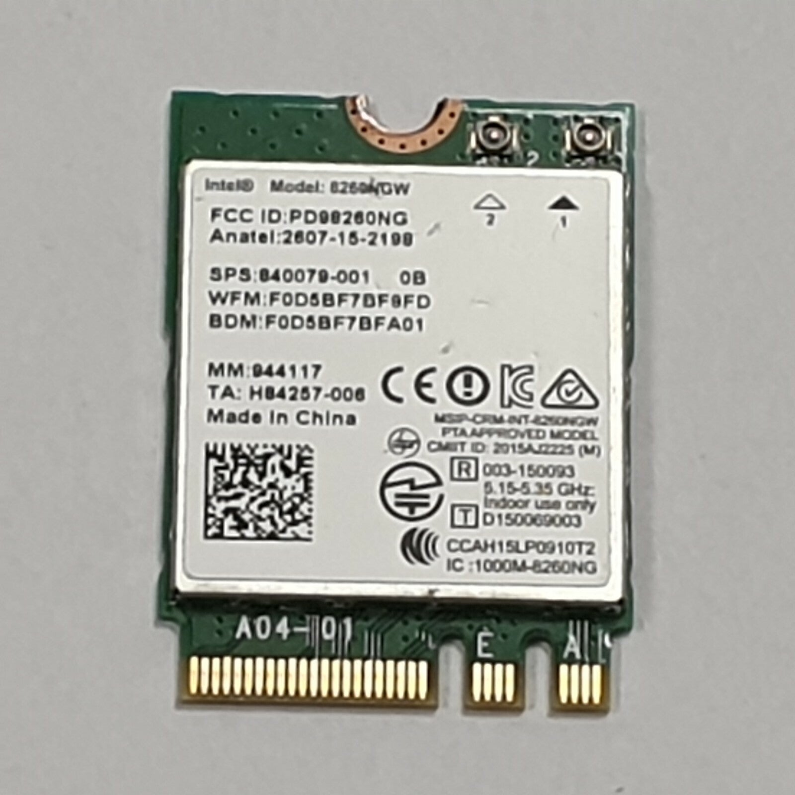 Asus Zenbook UX330C WLAN Karte Wifi Intel 8260NGW Wireless Modul