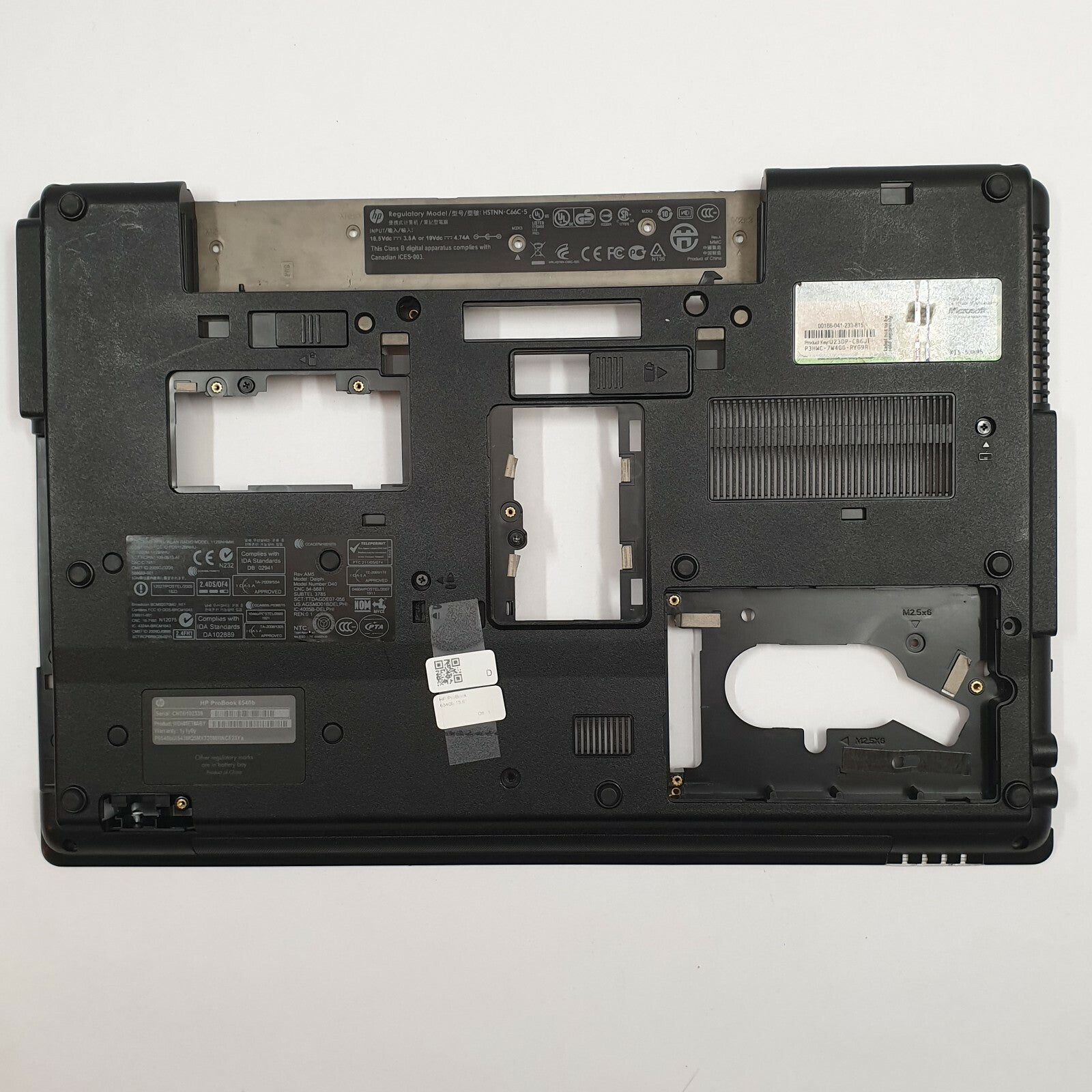 HP ProBook 6540b Gehäuse Unterschale Unterteil Bottom Base Cover Case Ersatzteil