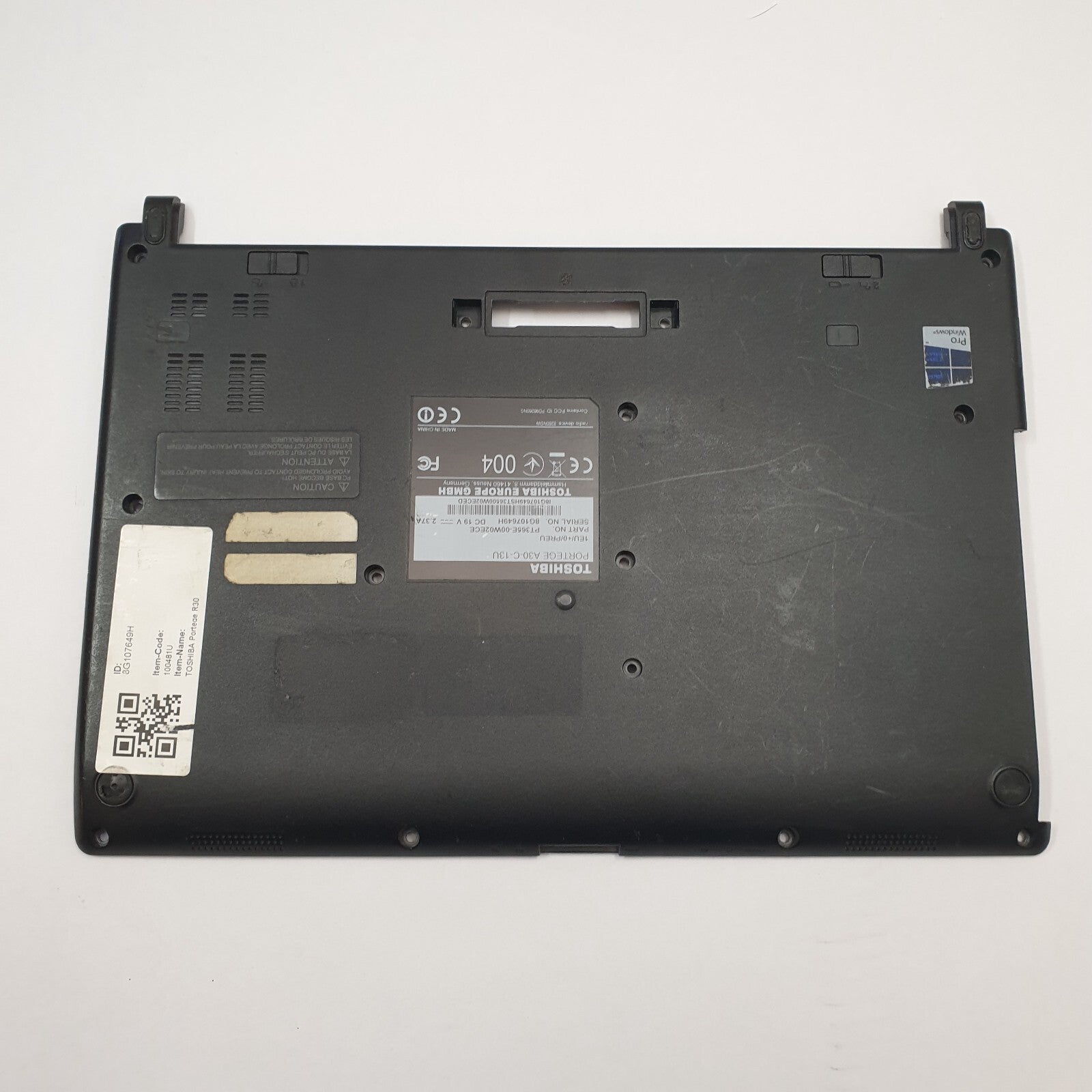 Toshiba Portege A30-C-13U Gehäuse Unterschale Unterteil Bottom Base Ersatzteil