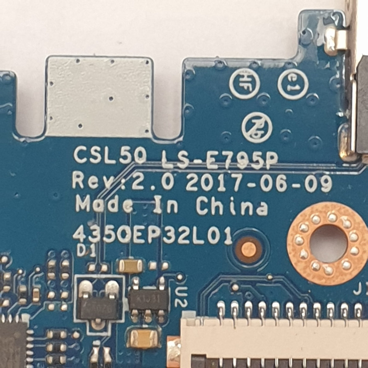 HP 255 G6 USB Board I/O Platine mit Flachbandkabel