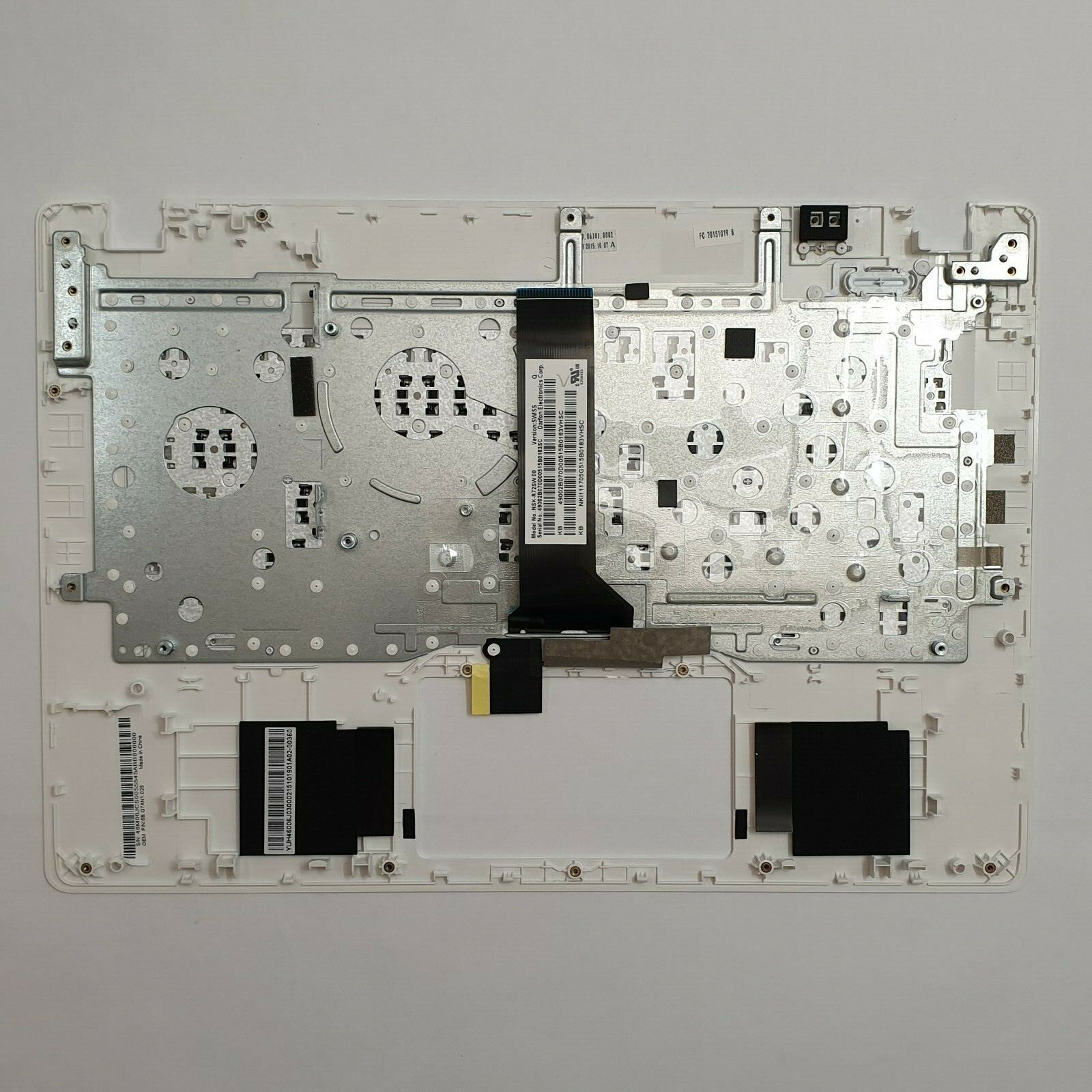 Acer Aspire V3-372 Handauflage Tastatur Schweiz QWERTZ Palmrest Keyboard Weiss – Bild 2