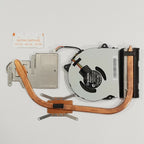 Lenovo IdeaPad Z50-75 Kühler Lüfter Heatsink Fan CPU GPU Kühlung Wärmeleitpaste