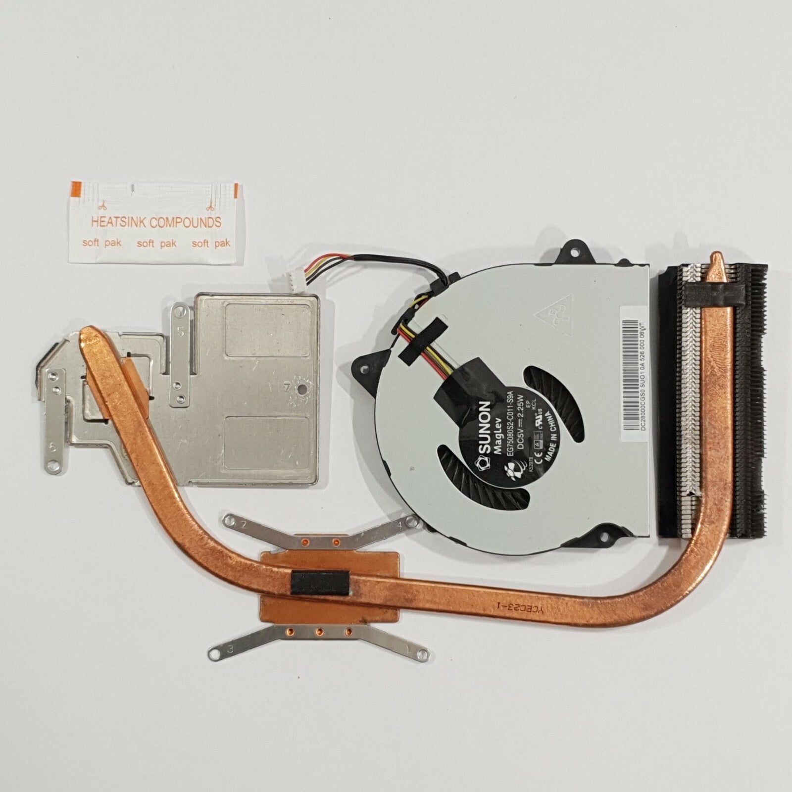 Lenovo IdeaPad Z50-75 Kühler Lüfter Heatsink Fan CPU GPU Kühlung Wärmeleitpaste