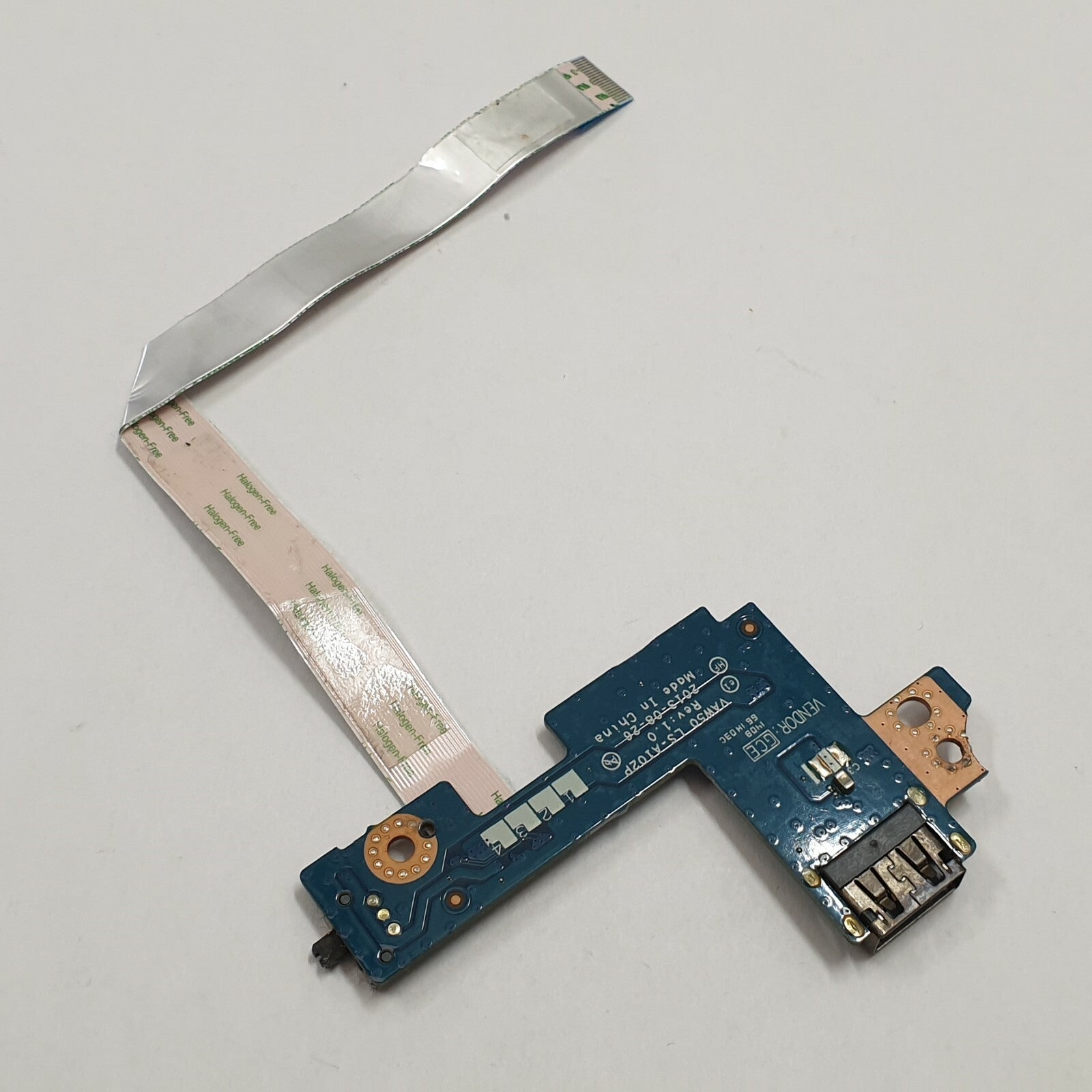 Dell Latitude E5540 USB WLAN Switch Board I/O Platine mit Kabel – Bild 2