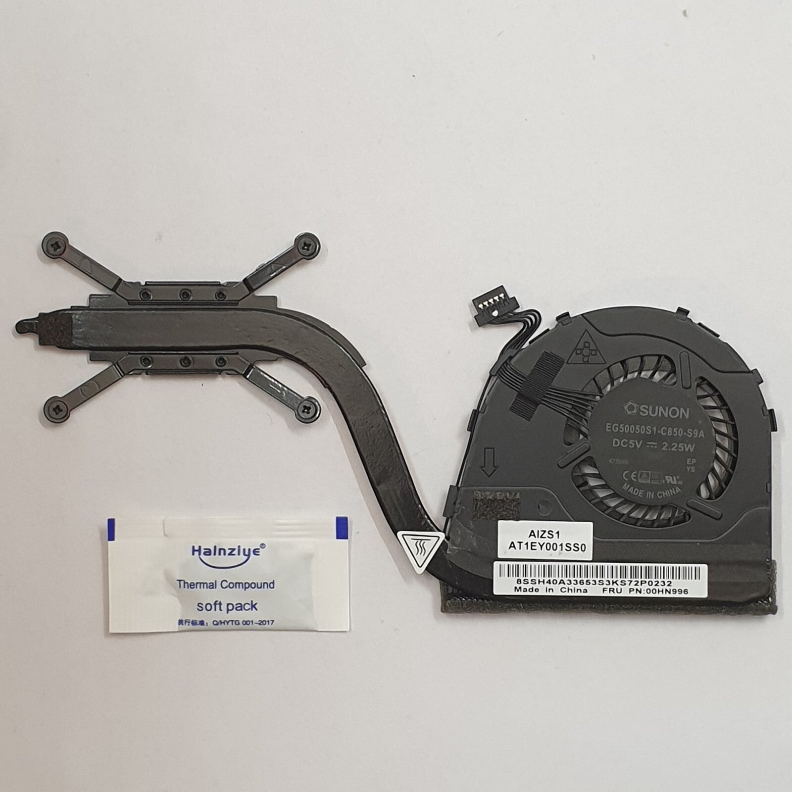 Lenovo ThinkPad Yoga 260 CPU Kühler Lüfter Heatsink Fan mit Wärmeleitpaste