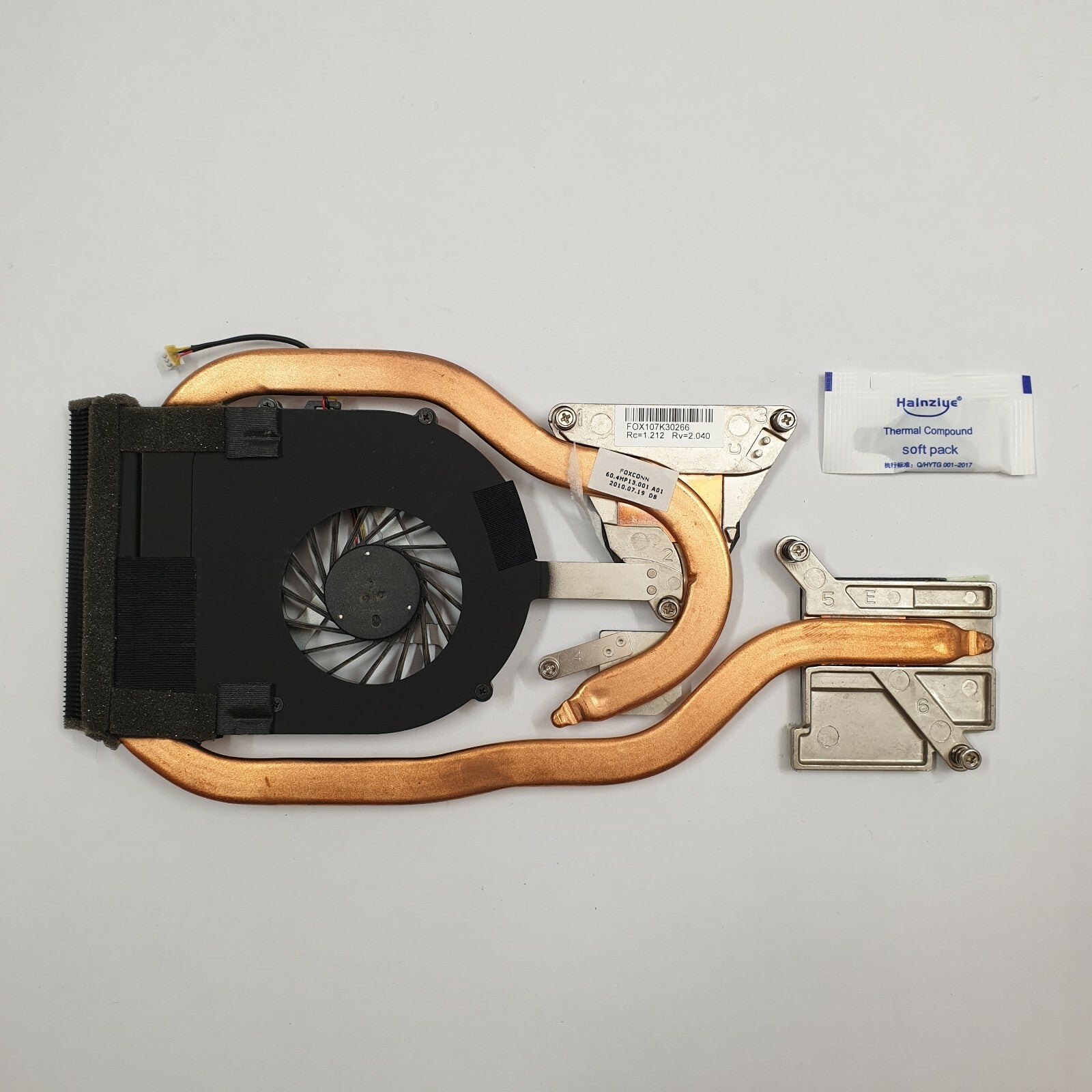 Acer eMachines G640 Kühler Heatsink Lüfter Fan mit Wärmeleitpaste