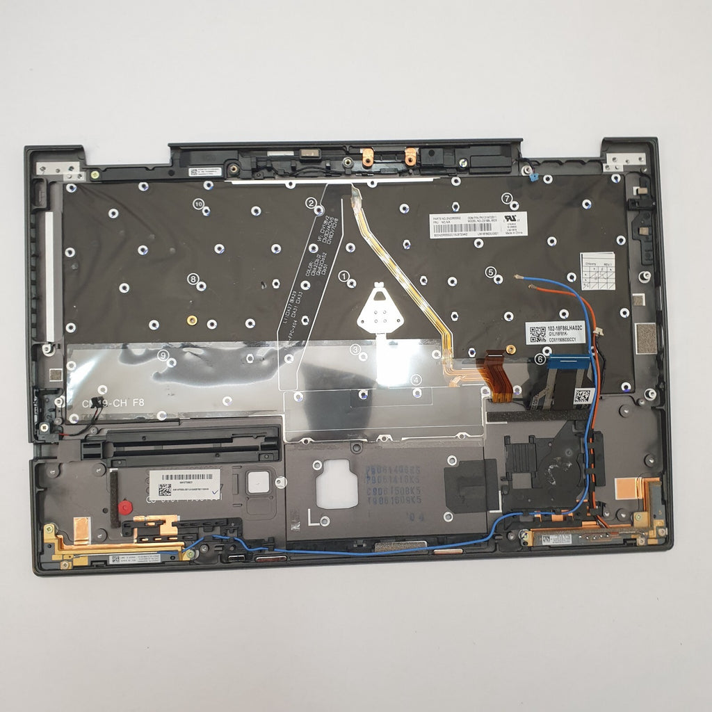 Lenovo ThinkPad X1 Yoga 4th Gen Handauflage Tastatur DE QWERTZ Palmrest Backlit