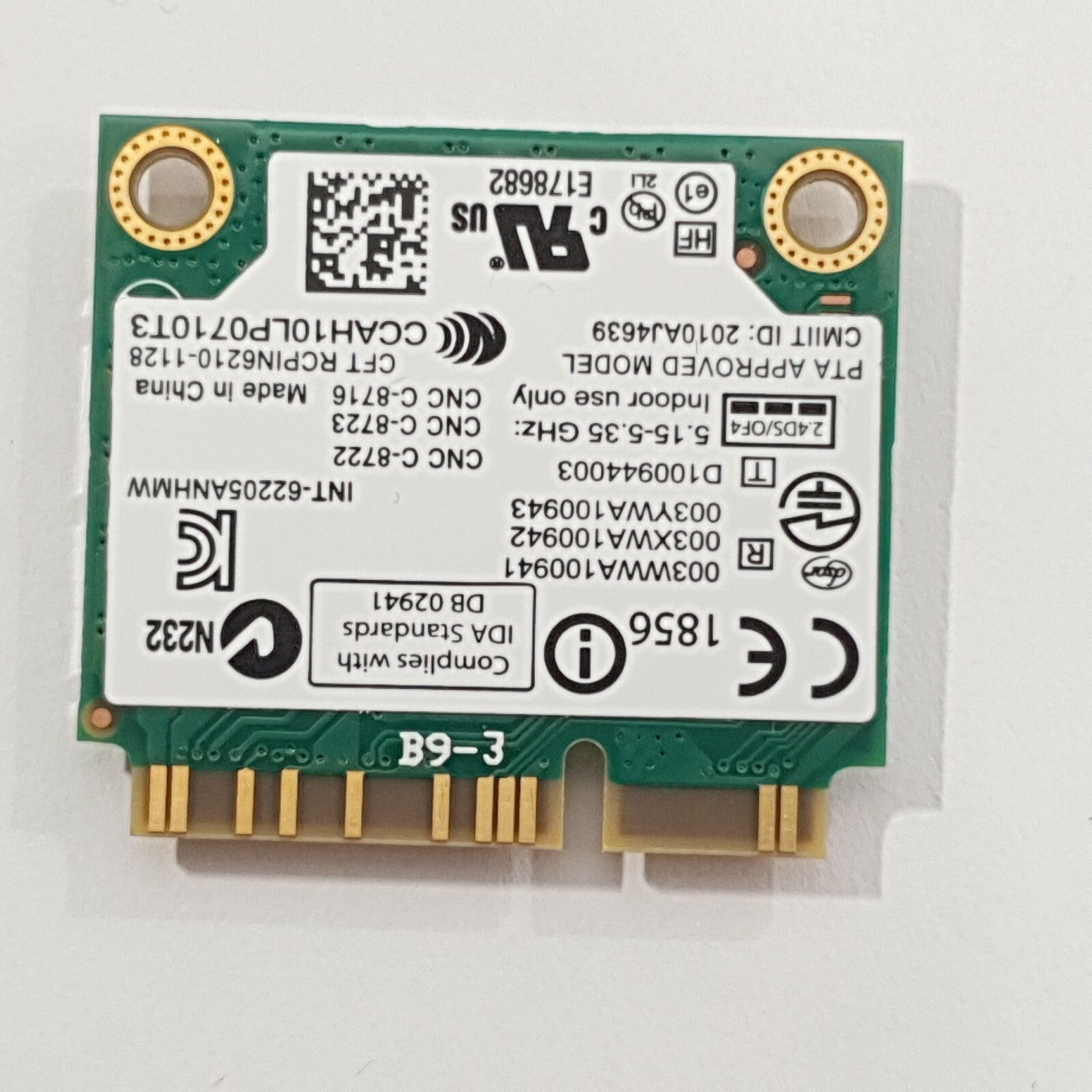 HP EliteBook 8570w WLAN Karte Wifi Intel 631954-001 Wireless Netzwerkkarte – Bild 2