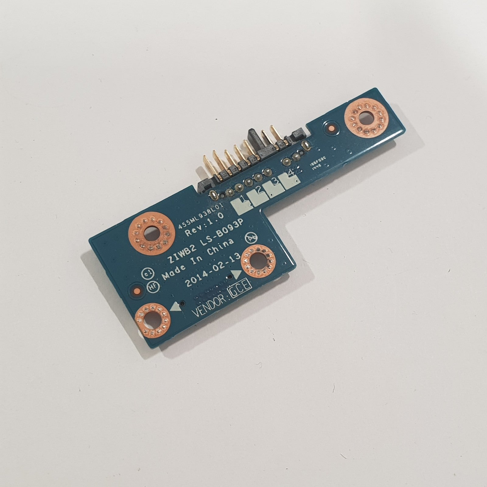 Lenovo B50-30 Akku Anschluss Board Battery Connector Platine LS-B093P – Bild 2