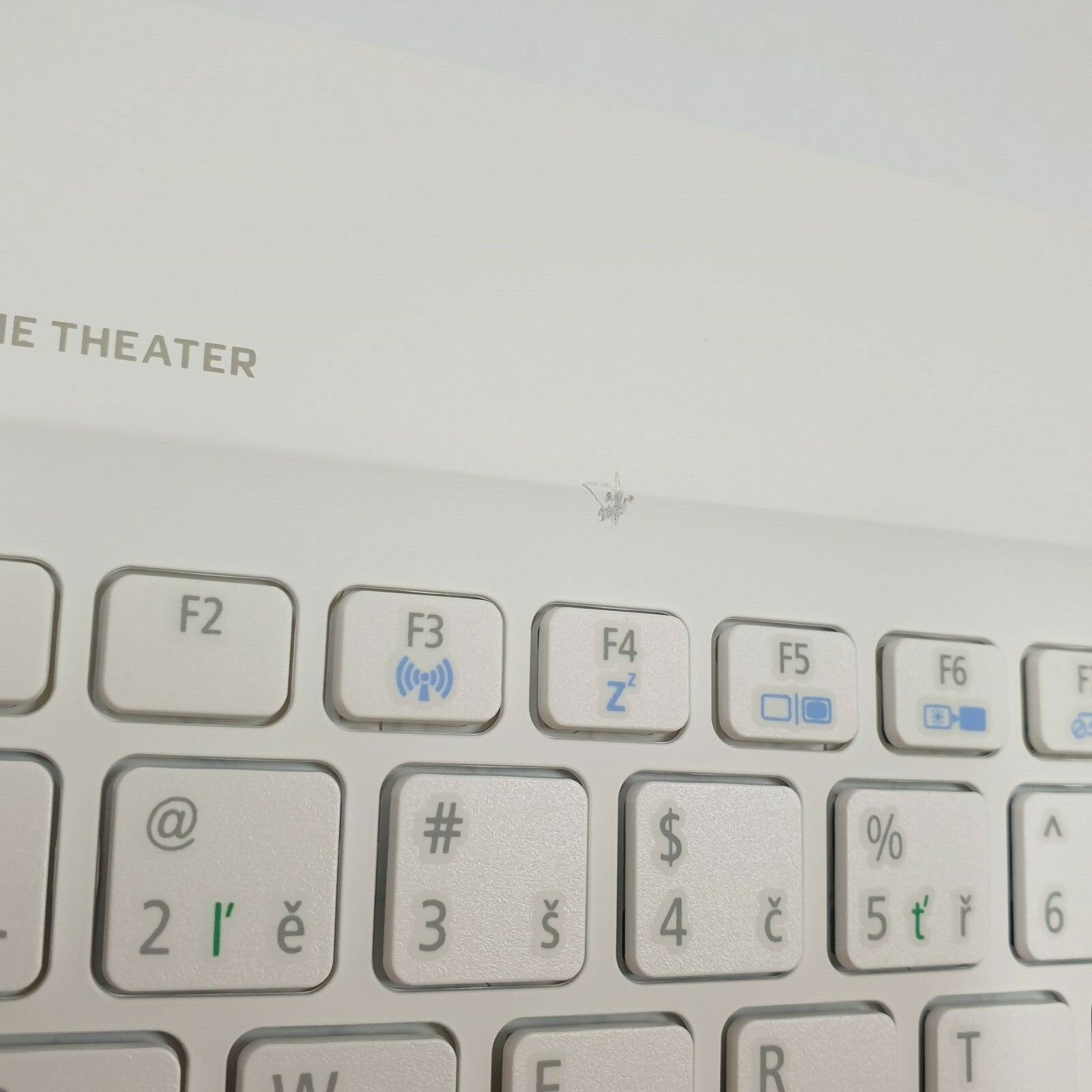 Acer Aspire V3-371 Handauflage Tastatur QWERTZ Keyboard Palmrest Weiß DE – Bild 2
