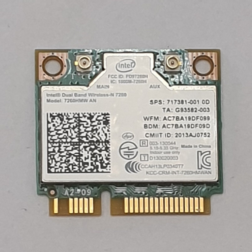 Fujitsu Lifebook U904 WLAN Karte Wifi Intel 7260HMW AN 717381-001 Wireless Modul