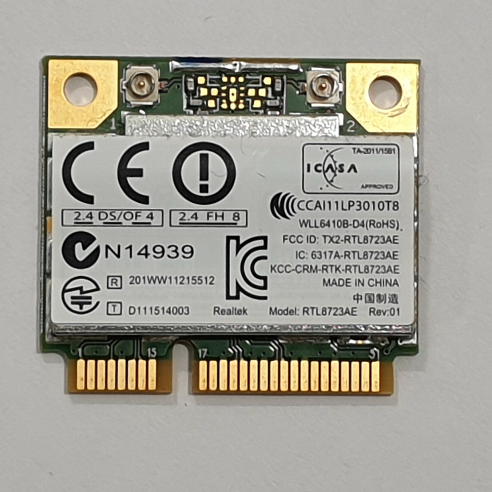 Toshiba Satellite C850 Serie WLAN Karte Realtek RTL8723AE Wireless Bluetooth