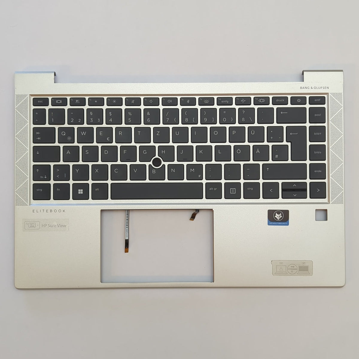 HP EliteBook 845 G8 Handauflage Tastatur DE QWERTZ Palmrest Keyboard Beleuchtet