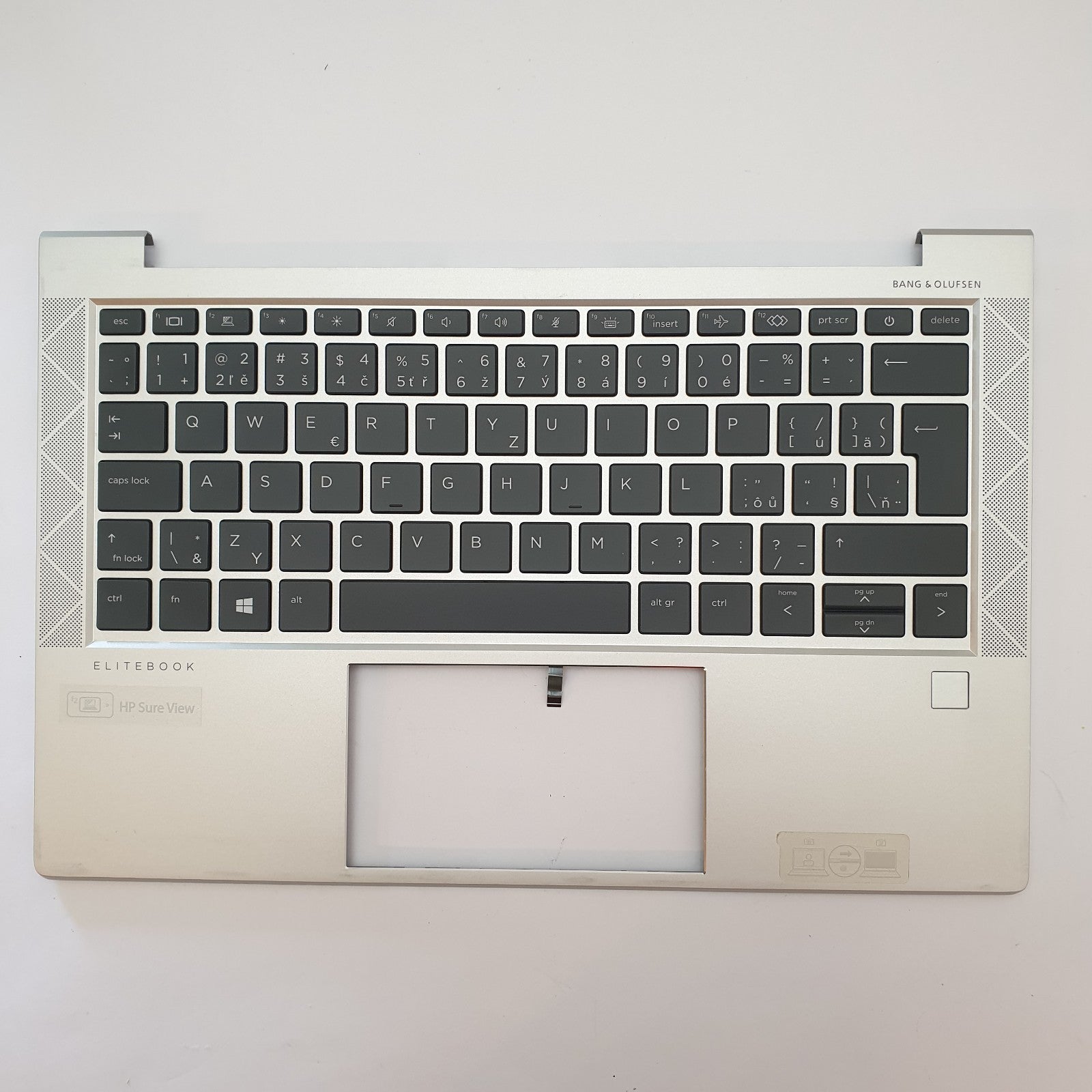 HP EliteBook 835 G7 Palmrest Keyboard QWERTY Czech Slovak Handauflage Tastatur