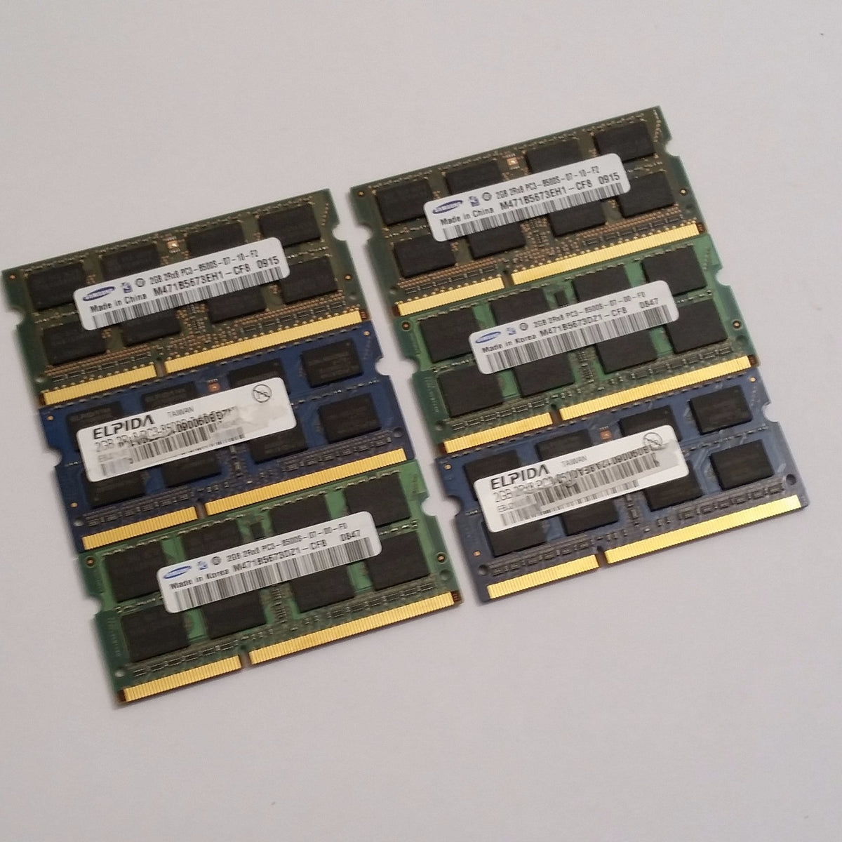 2GB (1x2GB) PC3-8500S Notebook Samsung 2GB DDR3 1066 SODIMM RAM 1x2GB Laptop