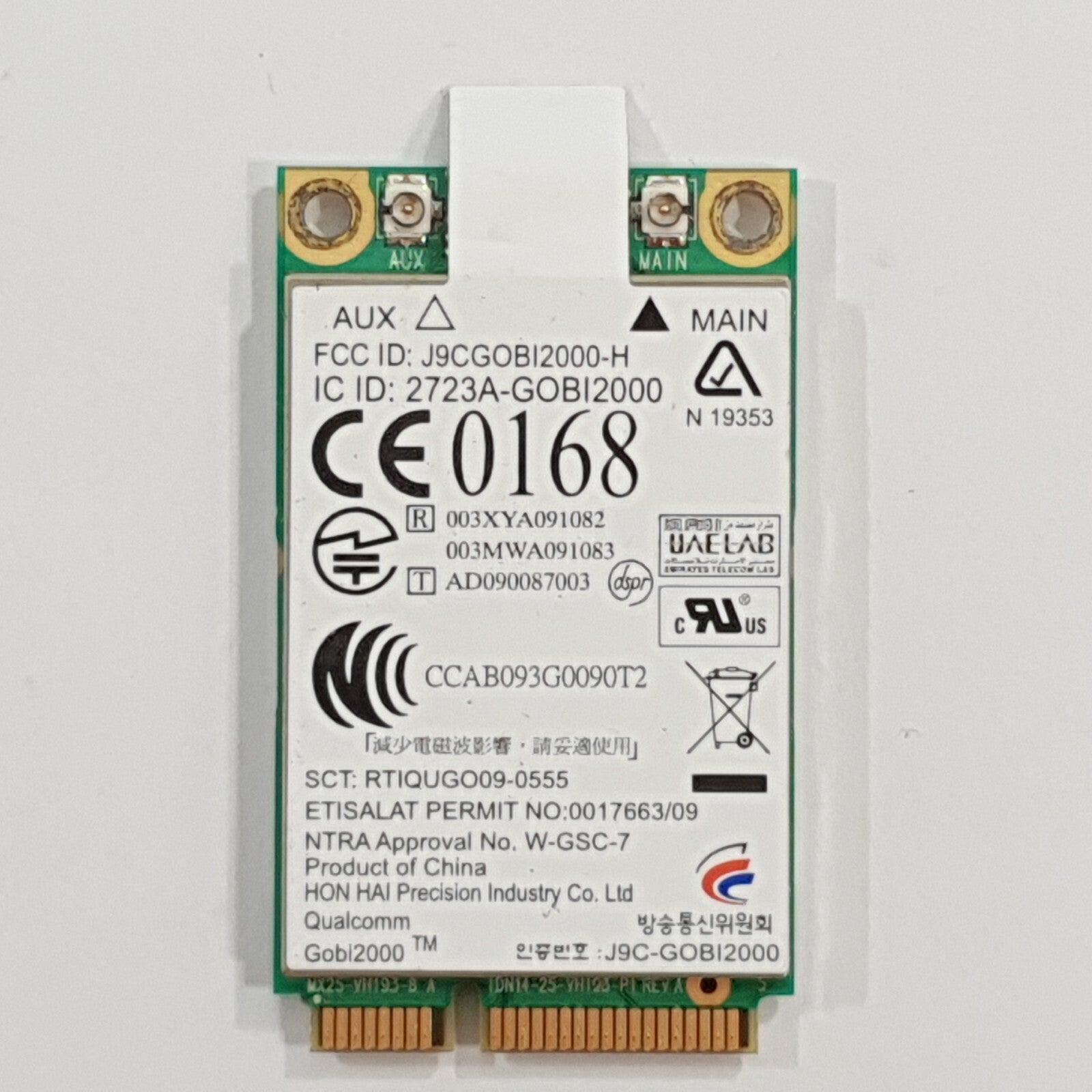 HP ProBook 4320s WWAN Karte 3G Qualcomm Gobi2000 531993-001 UMTS Modul