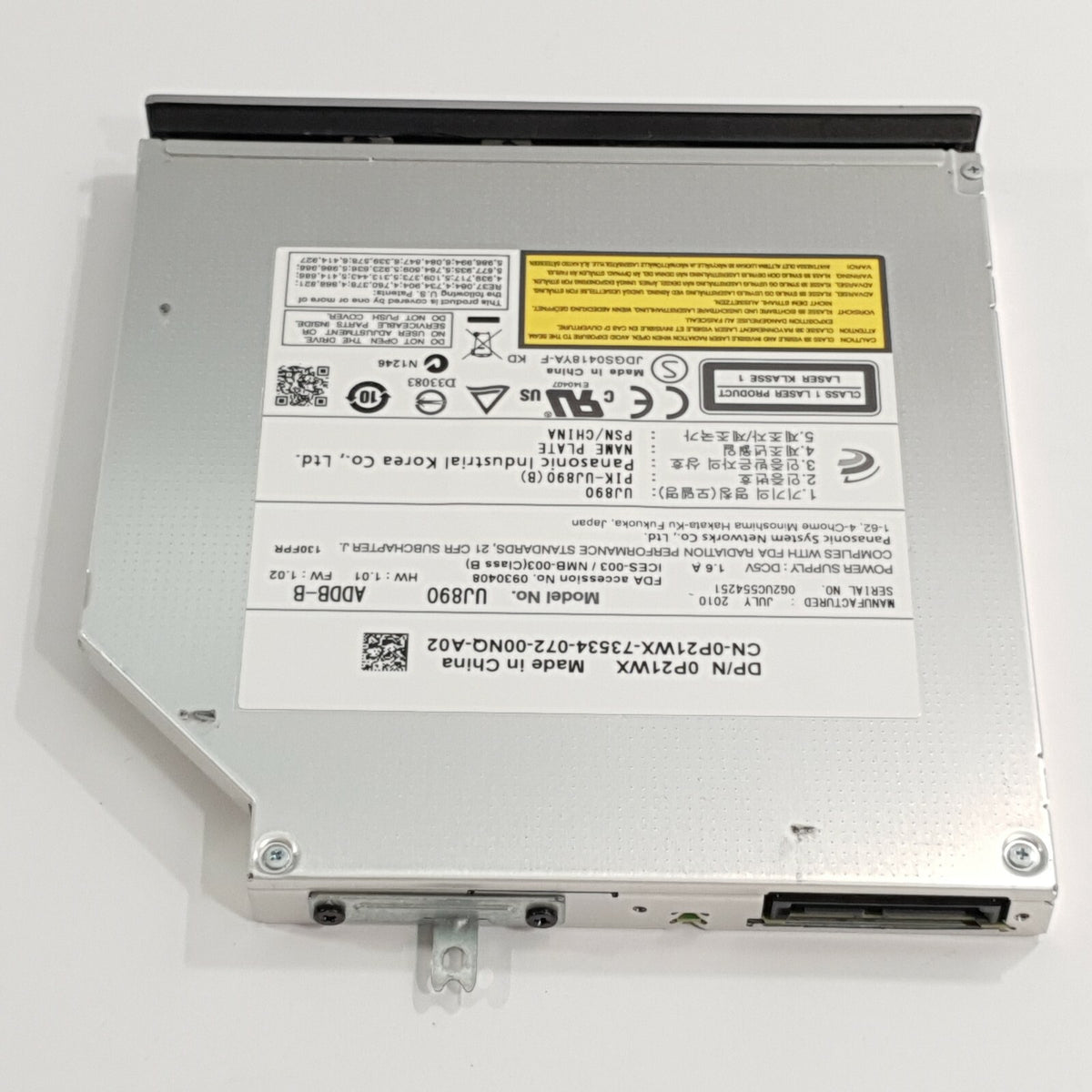 Dell Vostro 3500 DVD Laufwerk Brenner SATA Optisches Laufwerk UJ890