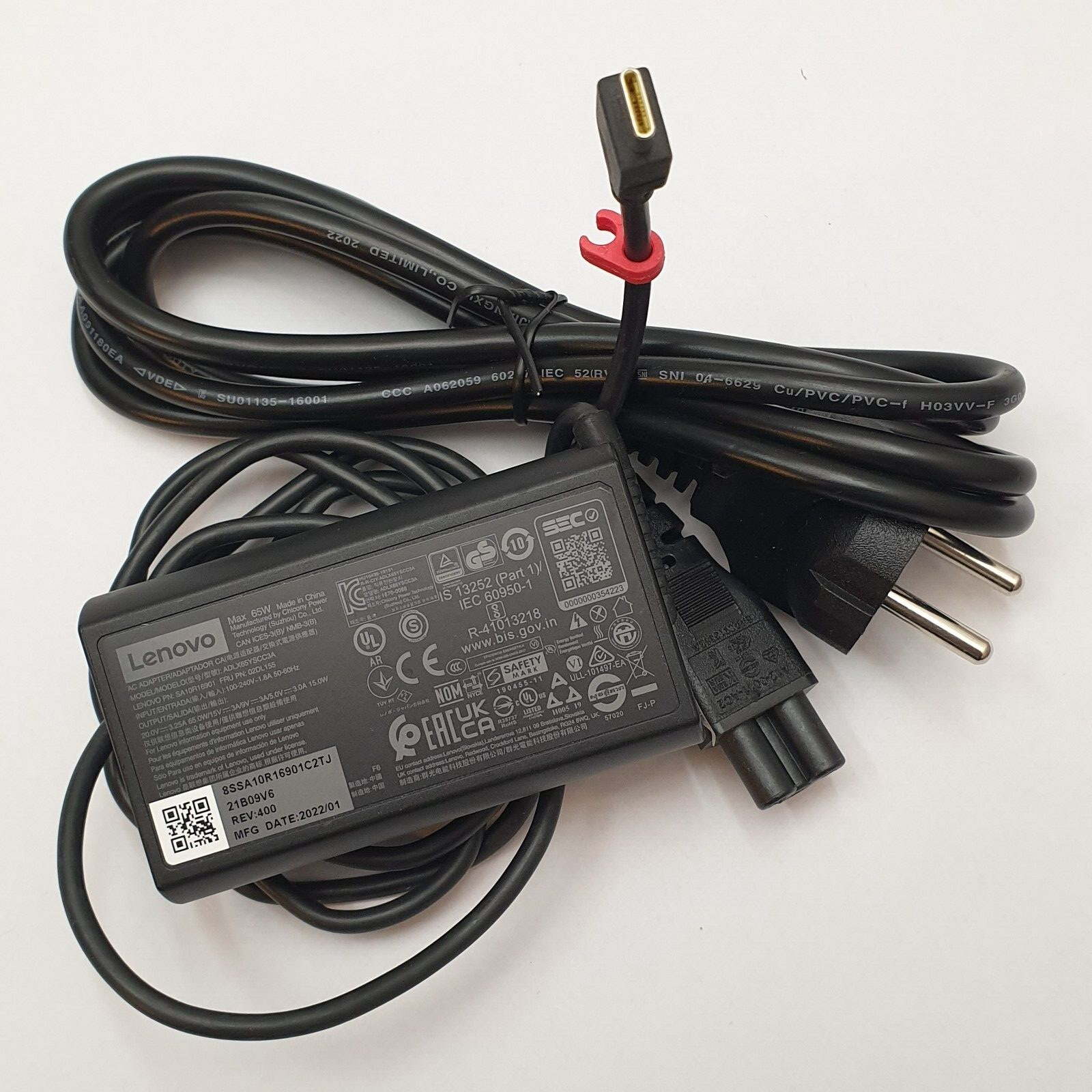 Lenovo 65 W USB-C Netzteil ThinkPad T14  T15  T16 X1 Carbon 6-11 X13 X395 X390