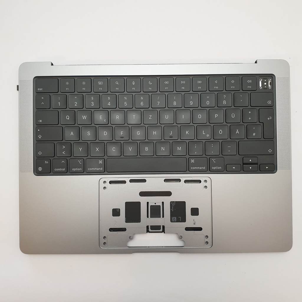Apple MacBook Pro 14" A2442 2021 Handauflage + Akku ! Tastatur Deutsch Palm Rest