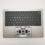 Apple MacBook Pro 14" A2442 2021 Handauflage + Akku ! Tastatur Deutsch Palm Rest
