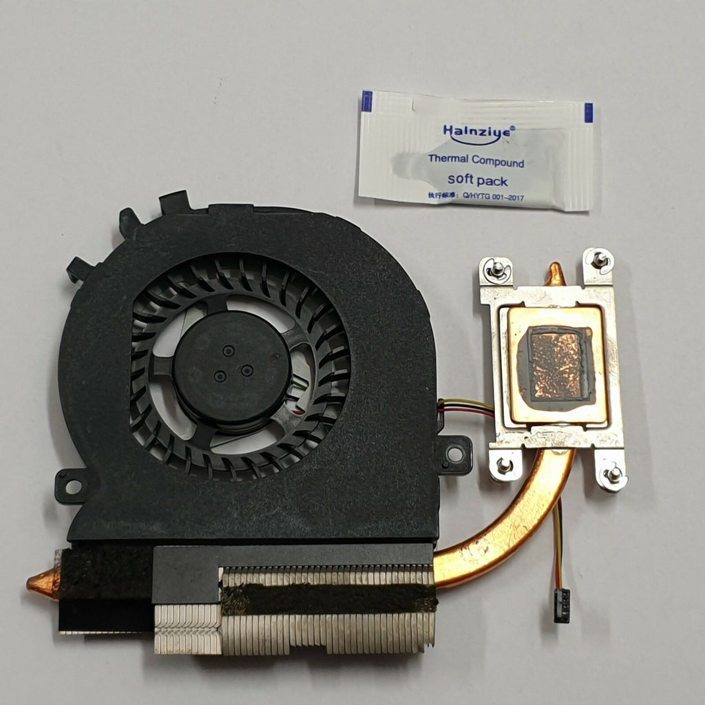 Samsung NP300E5E Kühler Heatsink Lüfter Fan mit Wärmeleitpaste