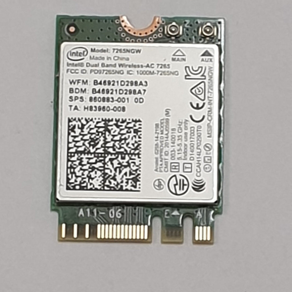 Acer Chromebook CB514-1H WLAN Karte Wifi Intel 7265NGW WLAN Karte Wifi Modul