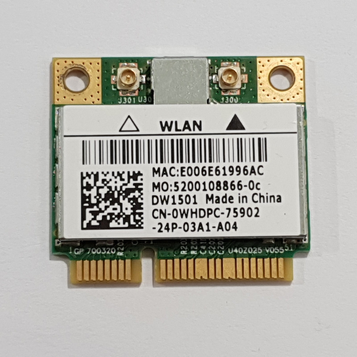 Dell Latitude E5420 WLAN Karte Wifi Dell Latitude E5420 WLAN Karte DW1501