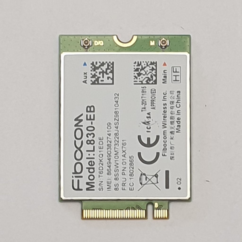 Lenovo ThinkPad T490s WWAN Karte 4G Fibocom L830 EB LTE Modul