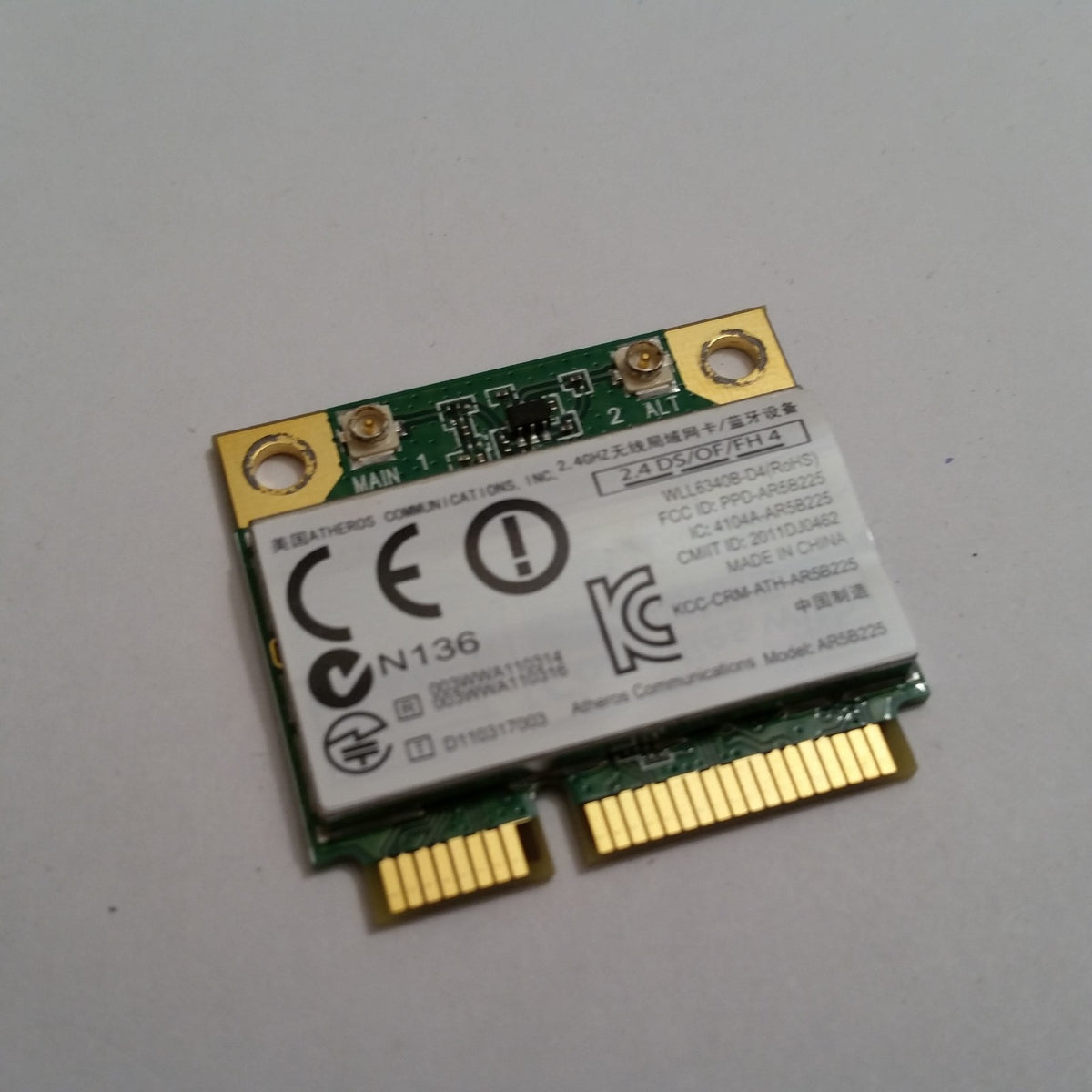 Toshiba Tecra R950 WLAN Karte Wifi Atheros AR5B225 Wireless Netzwerkkarte