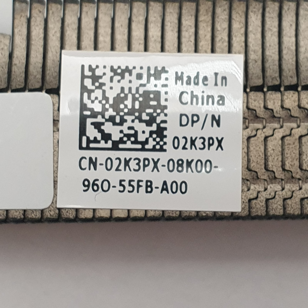 Dell Latitude 5580 Heatpipe Heatsink Kühlkörper Kühleinheit