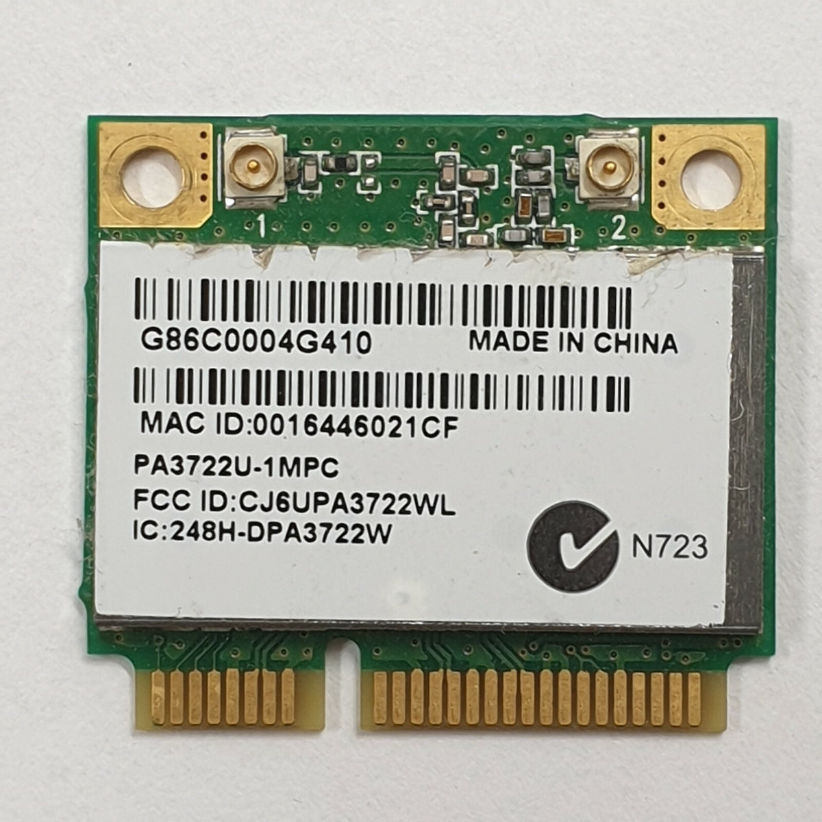 Toshiba Satellite U500 WLAN Karte Wifi Modul Wireless LAN Card PA3722U 1MPC