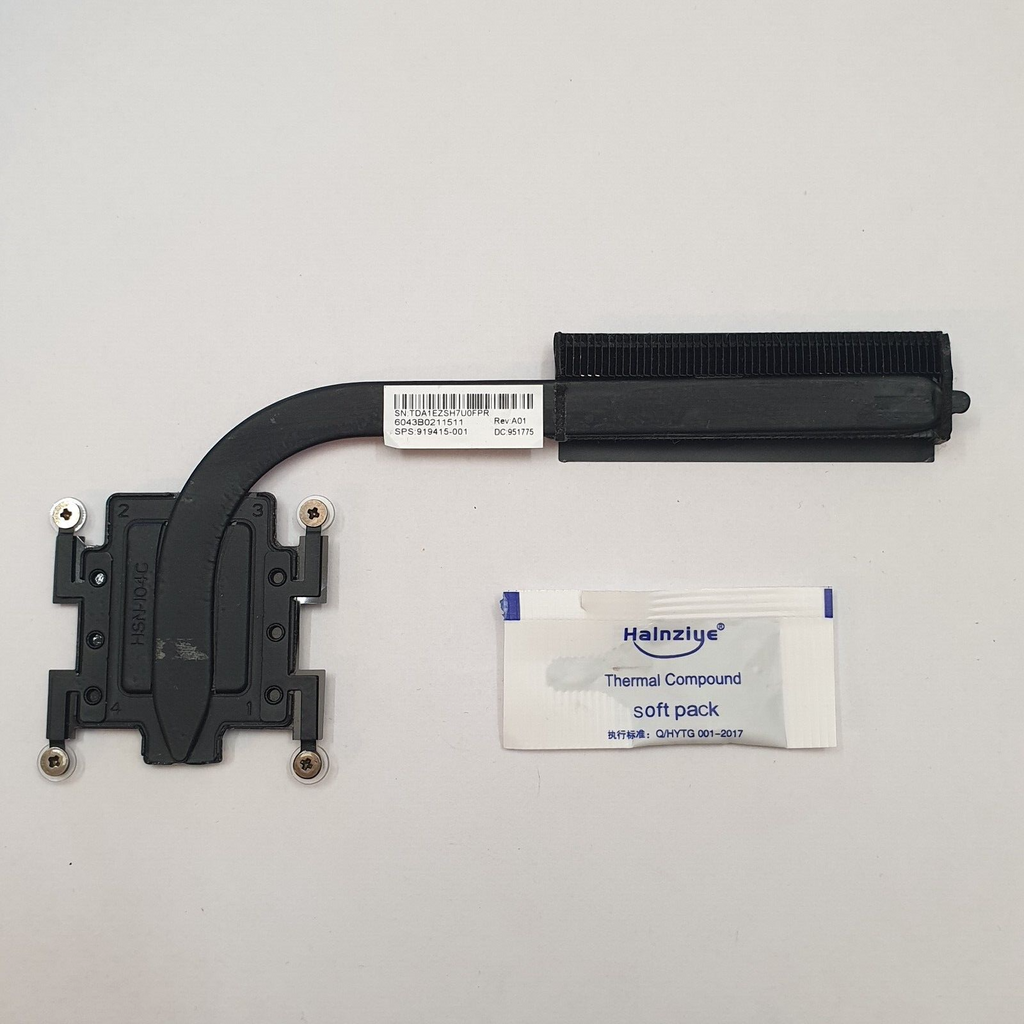HP EliteBook X360 1030 G2 Kühler Heatsink Heatpipe mit Wärmeleitpaste