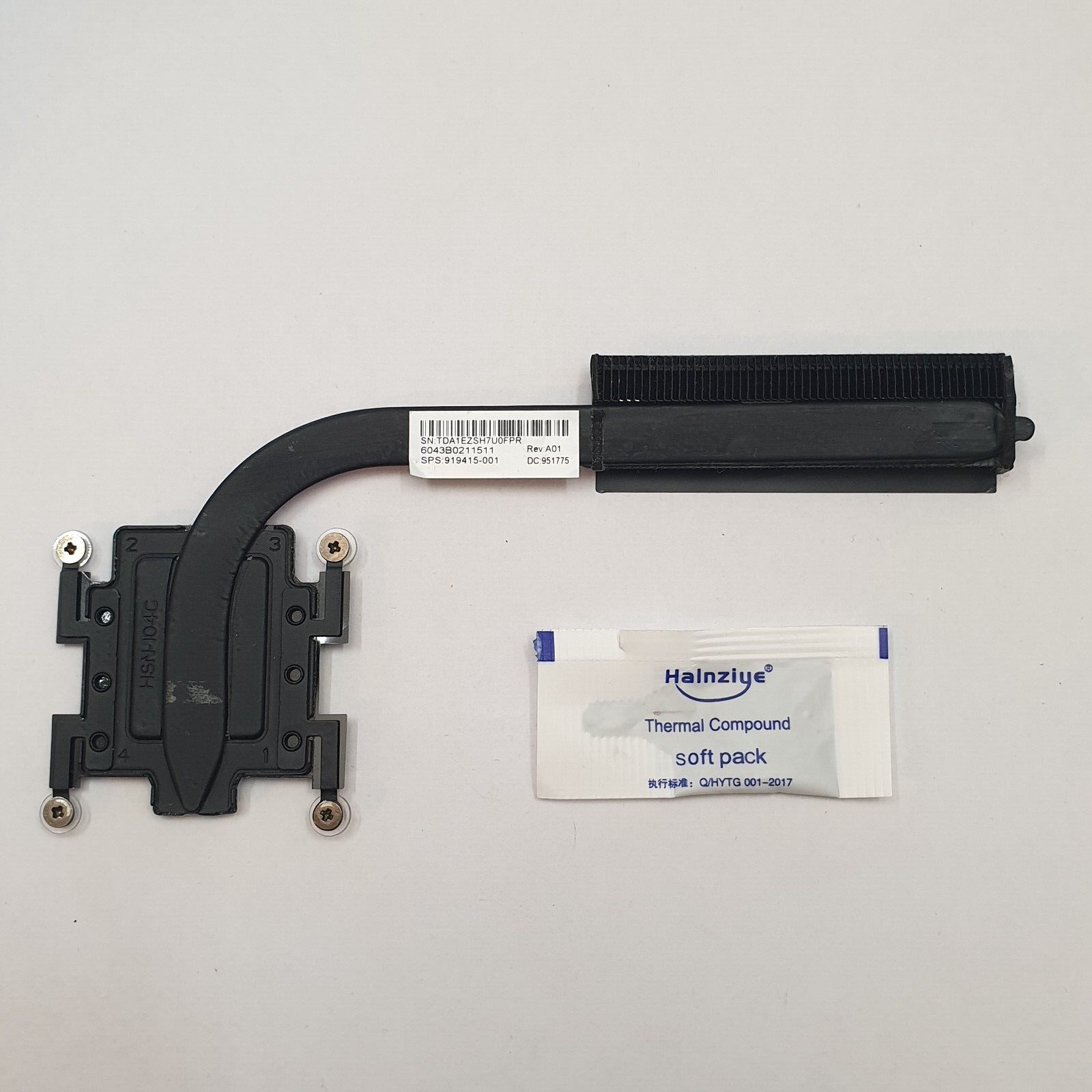 HP EliteBook X360 1030 G2 Kühler Heatsink Heatpipe mit Wärmeleitpaste