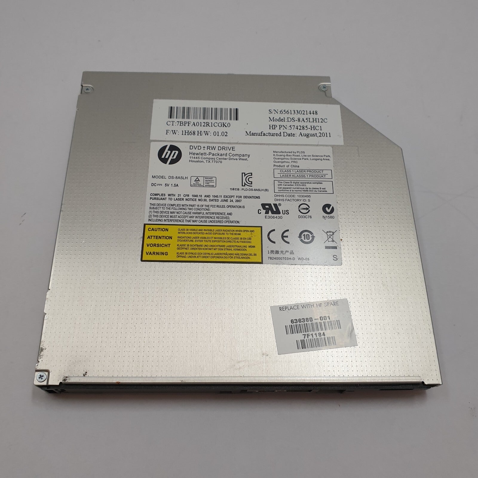 HP Pavilion G6-1000 DVD Laufwerk ohne Brenner CD DVD RW Drive
