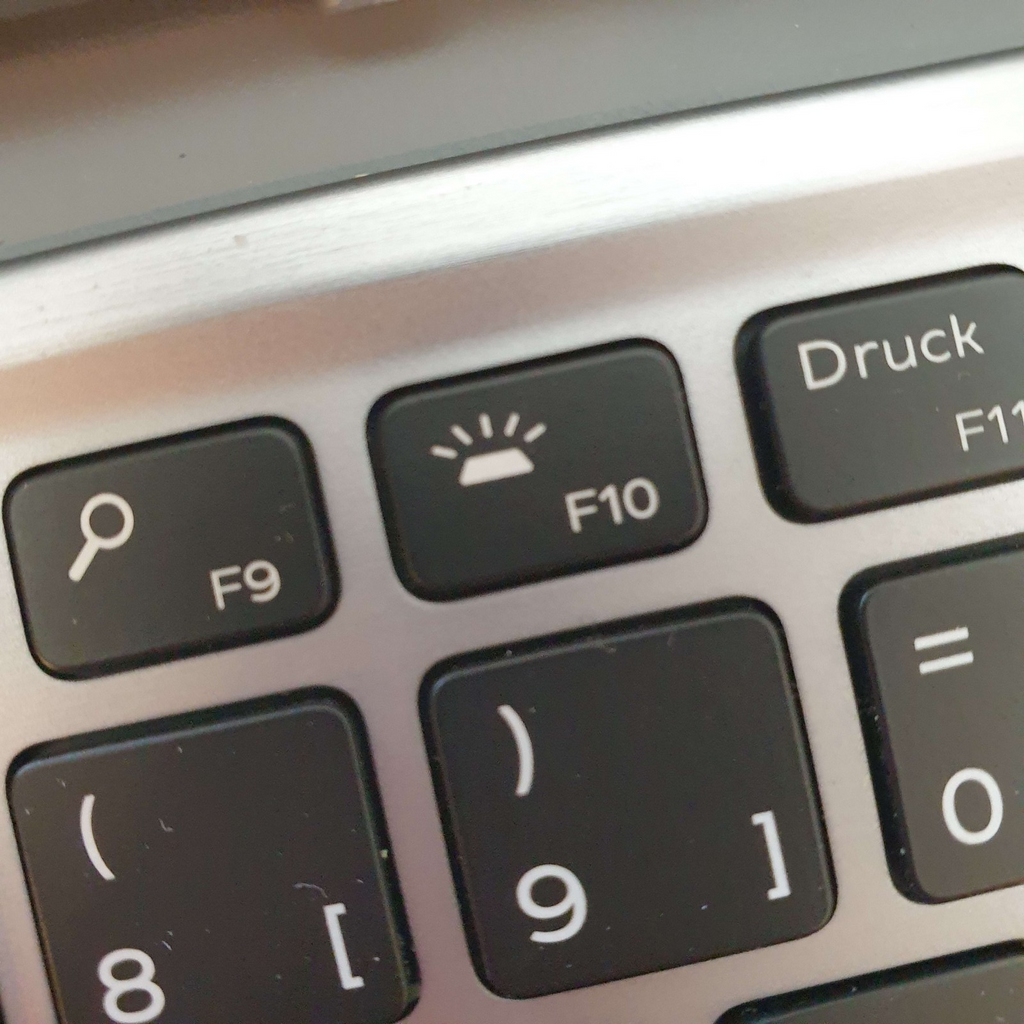 Dell Latitude 7200 2 in 1 Handauflage Tastatur Deutsch QWERTZ Backlit