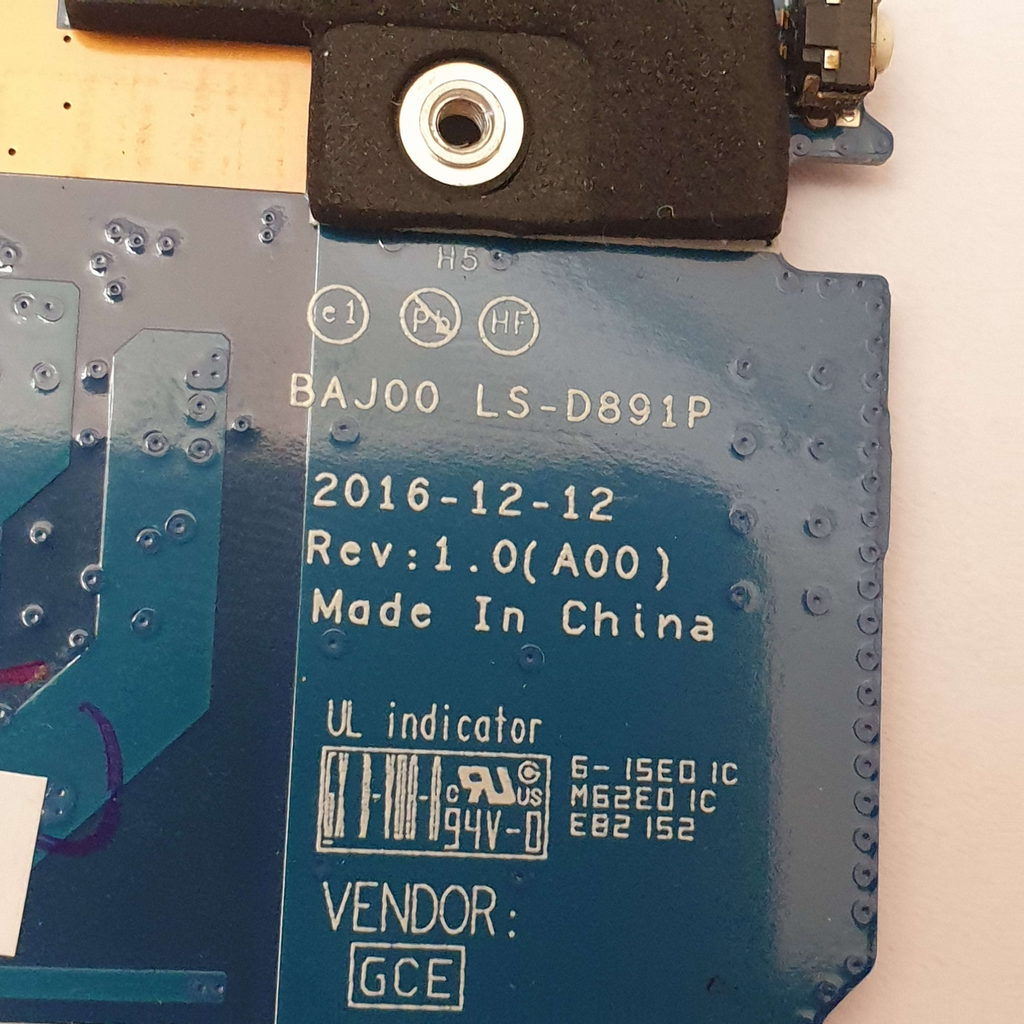 Dell Latitude 5285 Tablet Power Button Modul – Bild 2