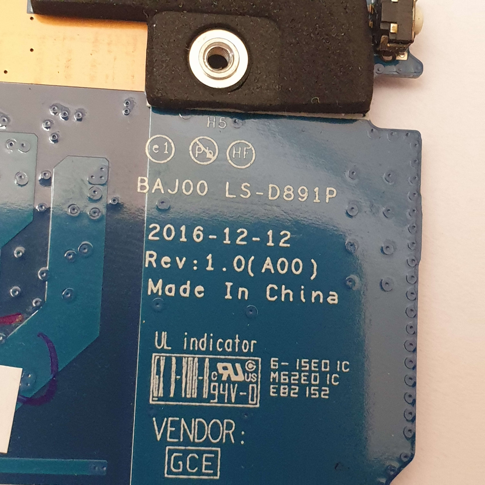 Dell Latitude 5285 Tablet Power Button Modul – Bild 2